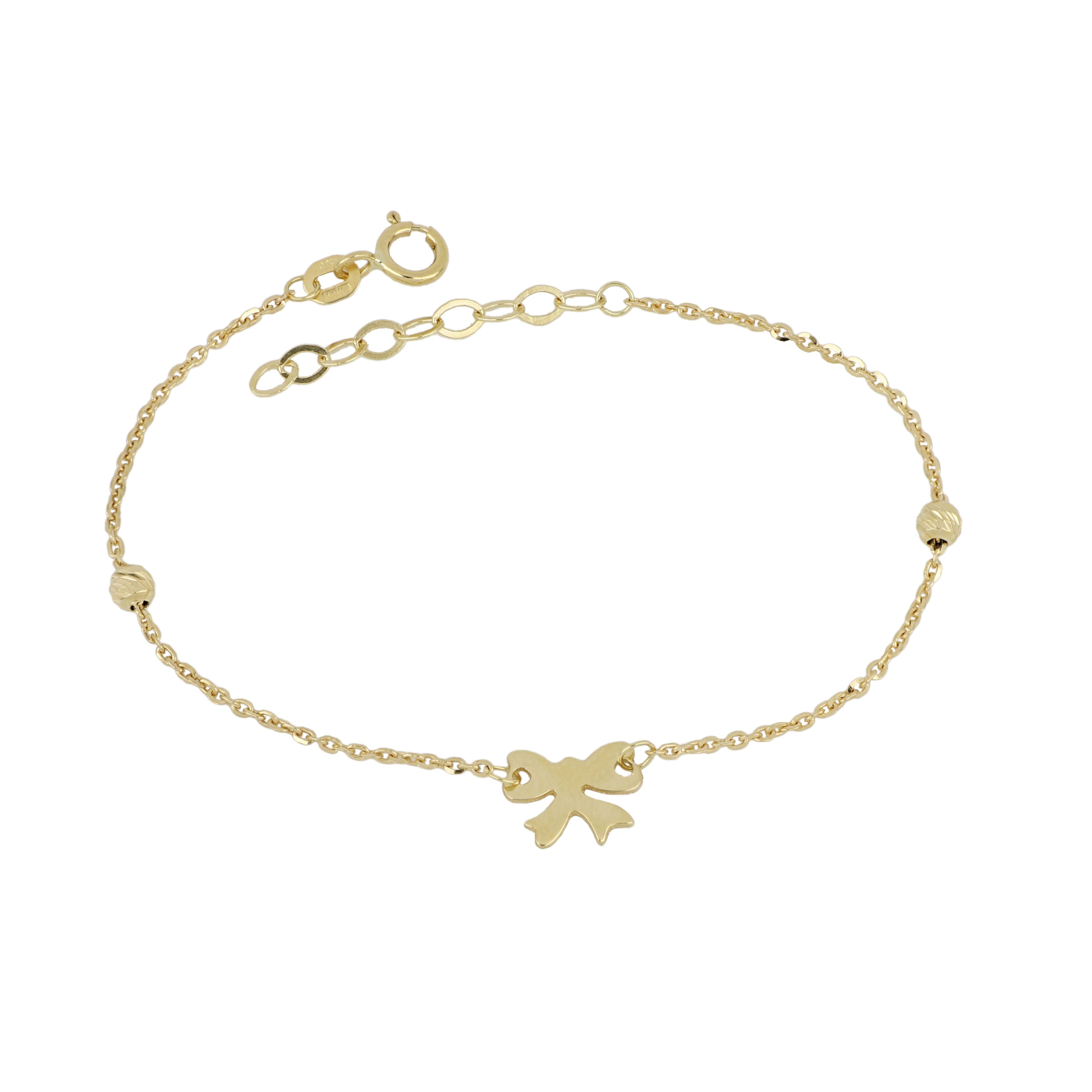 18K Italian Gold Baby Bracelet – 803321737172 – SKU 803321737172