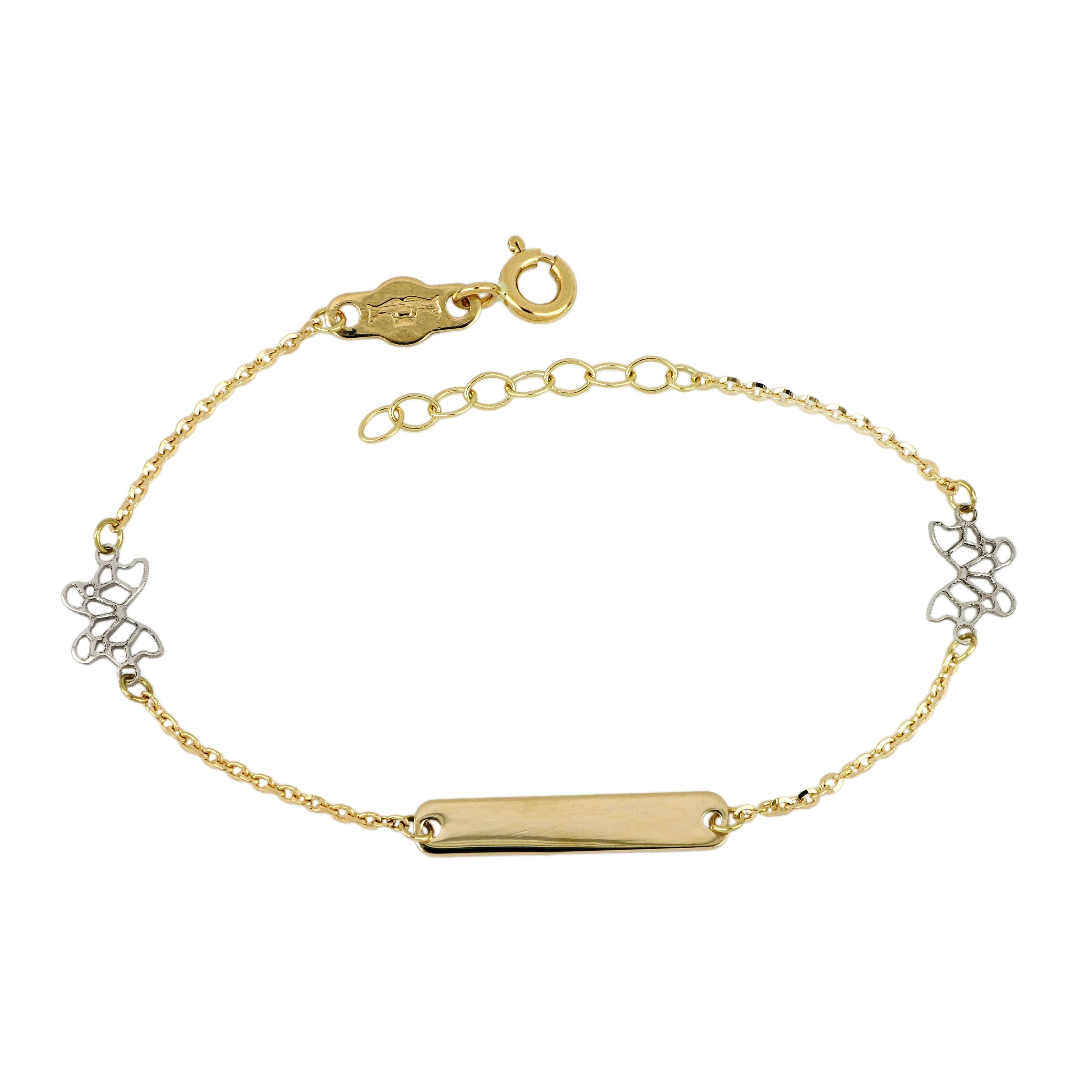 18K Italian Gold Baby Bracelet – 803321737917 – SKU 803321737917