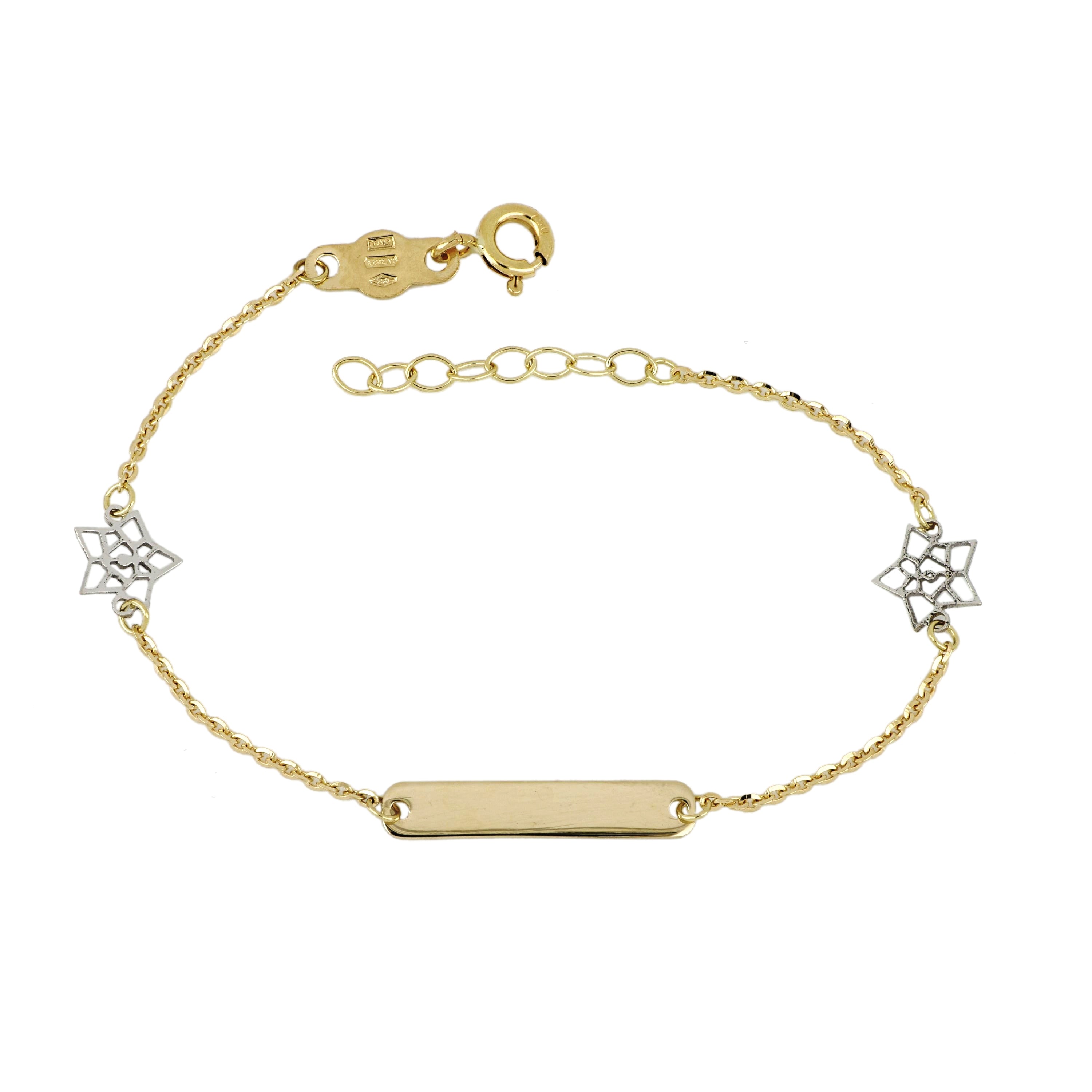 18K Italian Gold Baby Bracelet – 803321737918 – SKU 803321737918