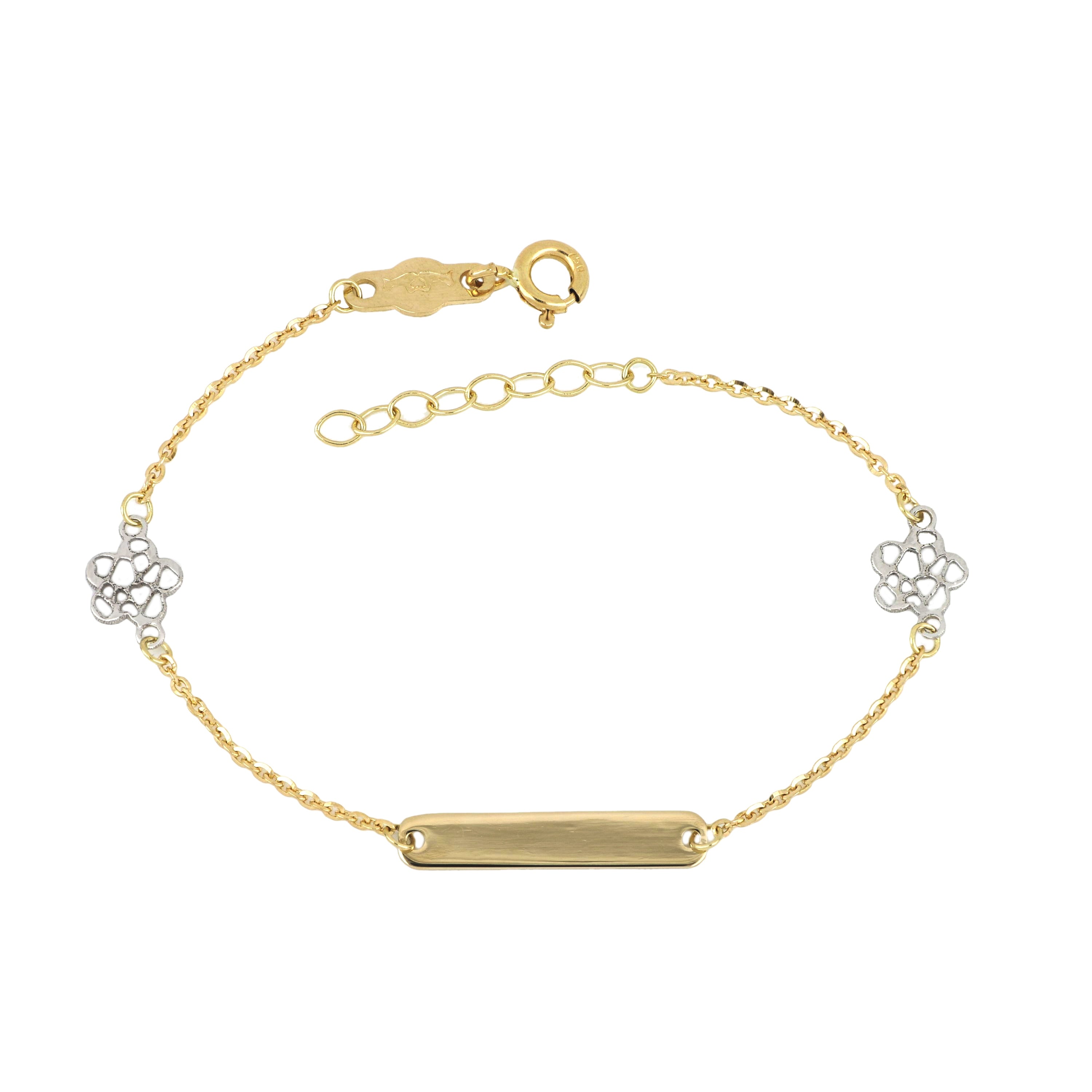 18K Italian Gold Baby Bracelet – 803321737920 – SKU 803321737920