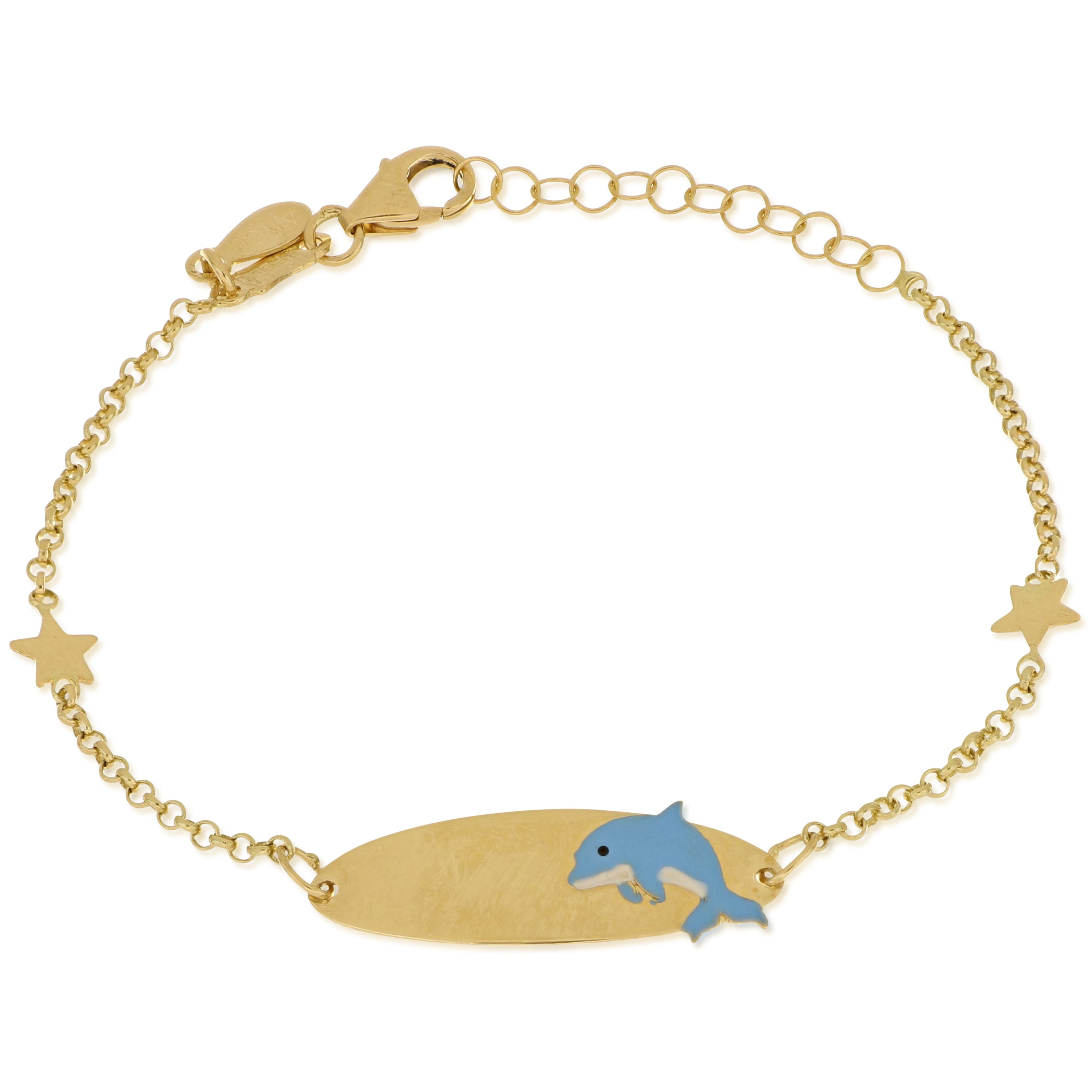 18K Italian Gold Baby Bracelet – 803321738713 – SKU 803321738713