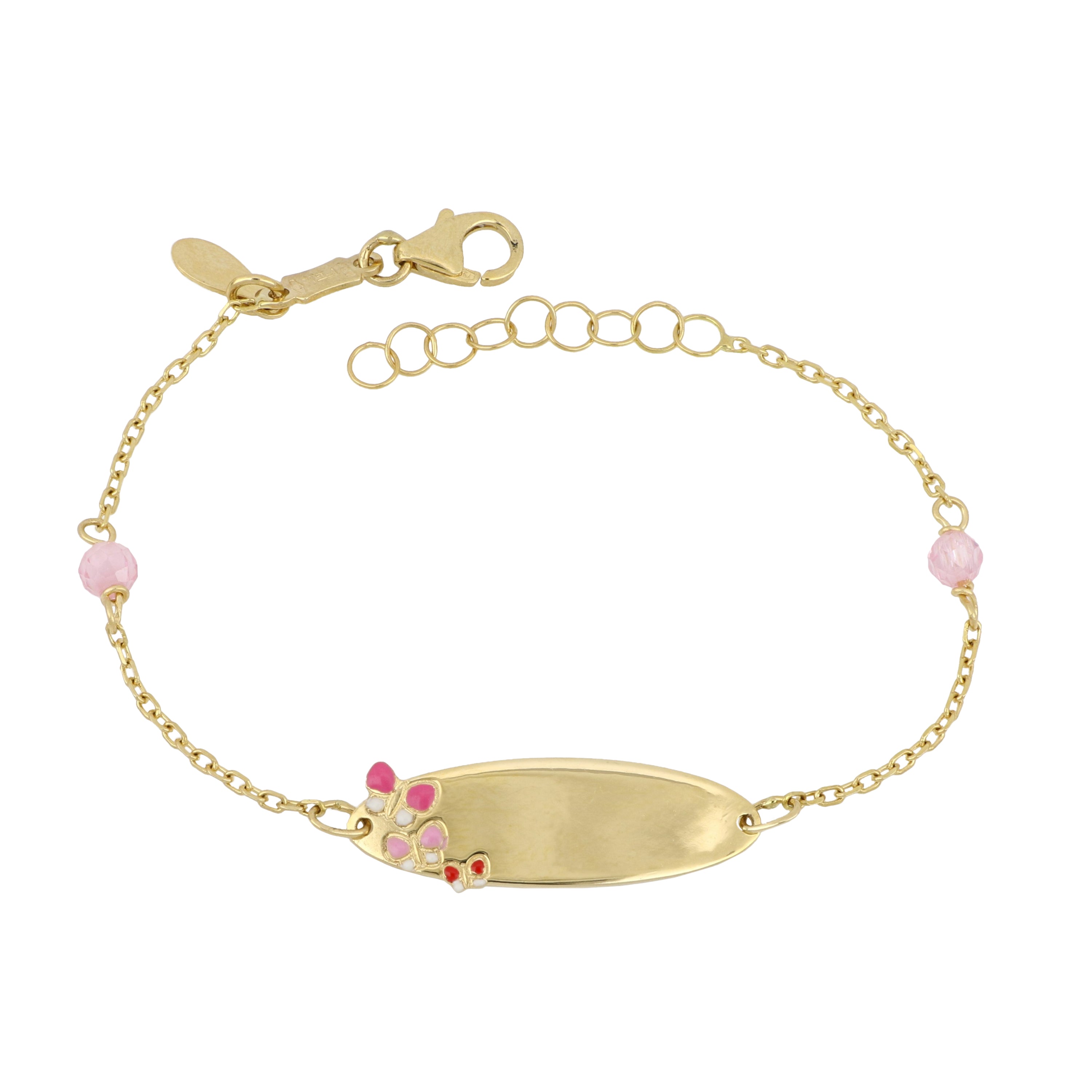 18K Italian Gold Baby Bracelet – 803321738714 – SKU 803321738714