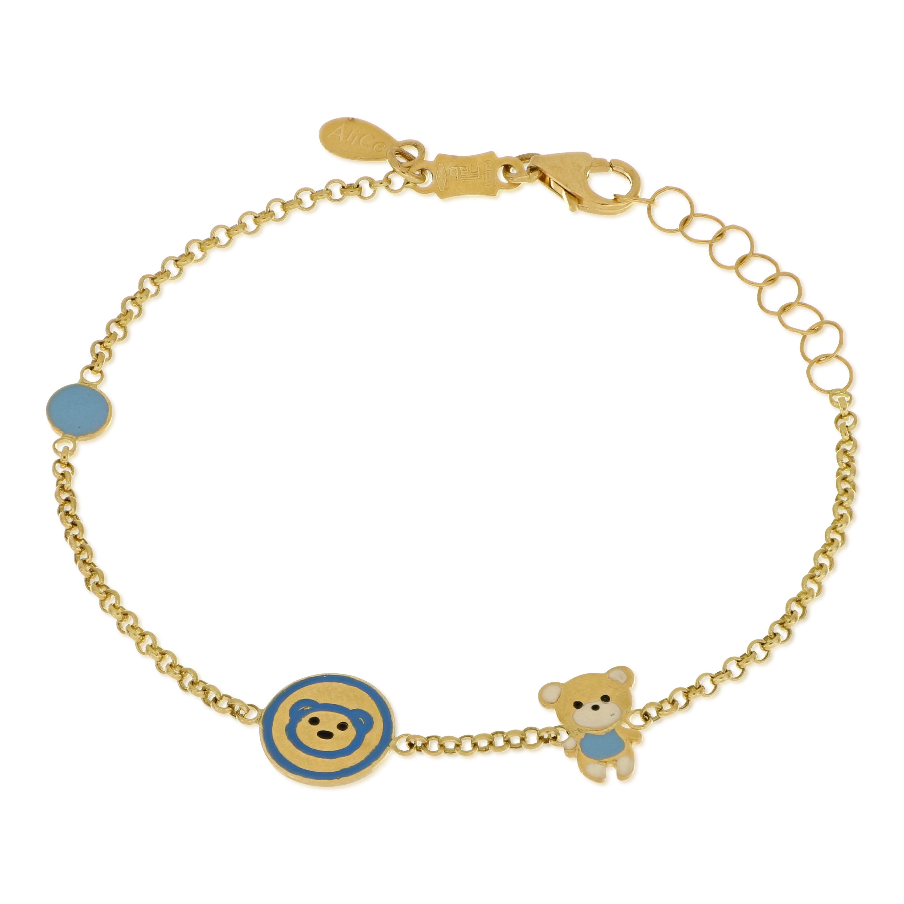 18K Italian Gold Baby Bracelet – 803321738715 – SKU 803321738715