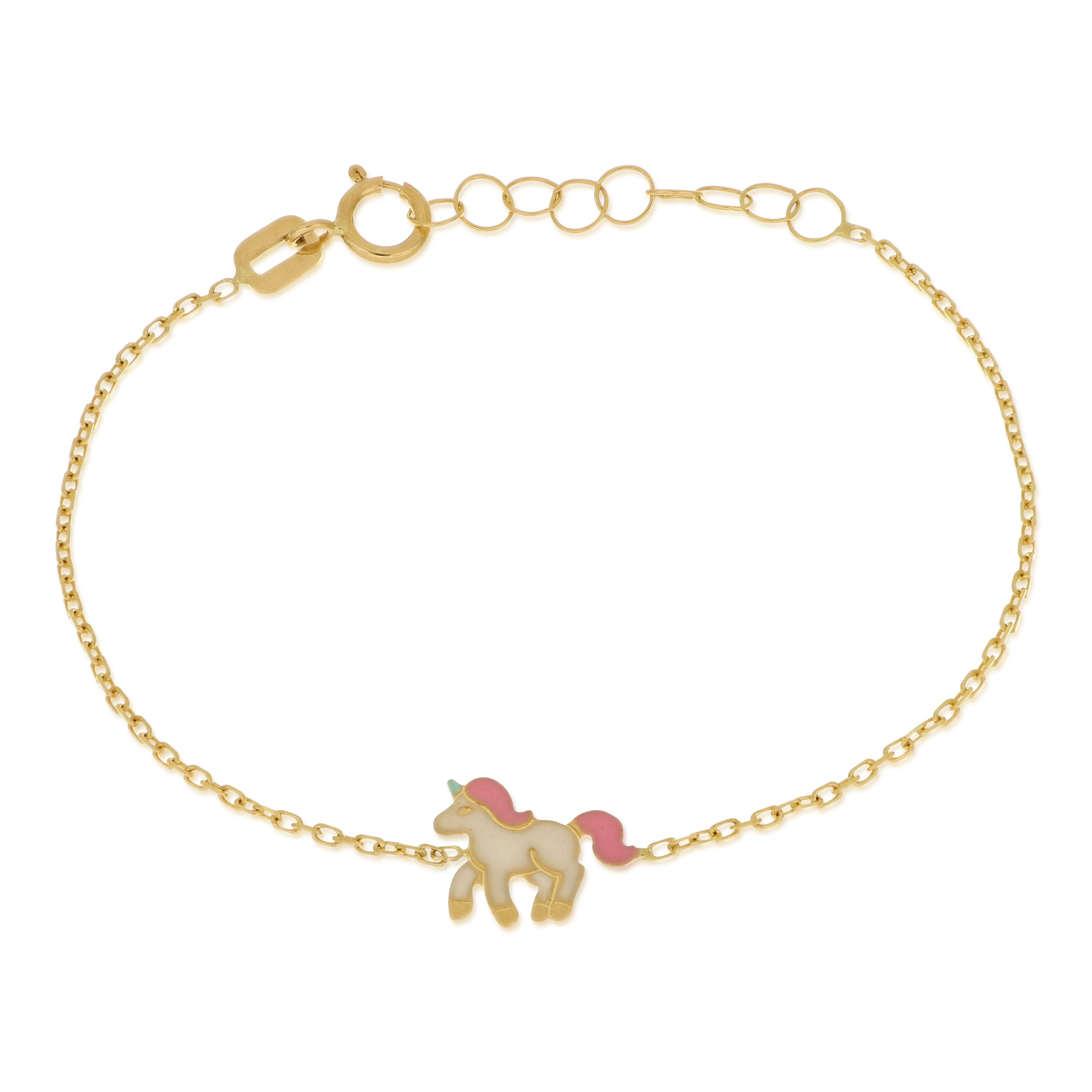 18K Italian Gold Baby Bracelet – 803321739351 – SKU 803321739351