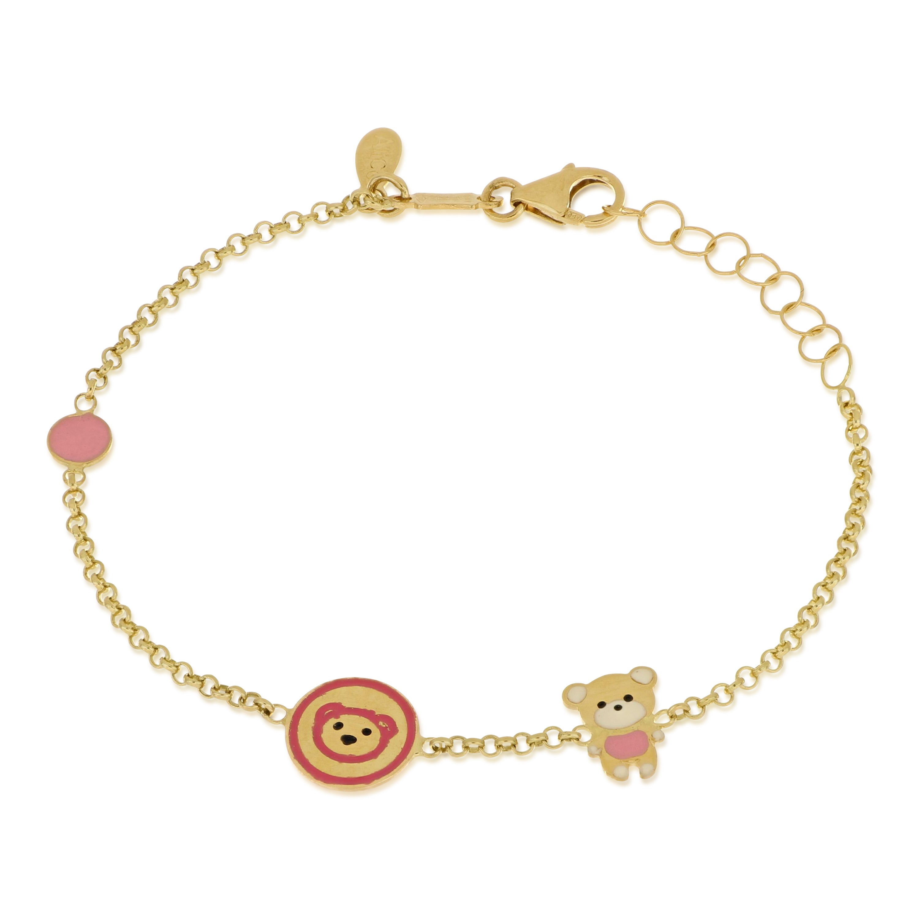 18K Italian Gold Baby Bracelet – 803321742423 – SKU 803321742423