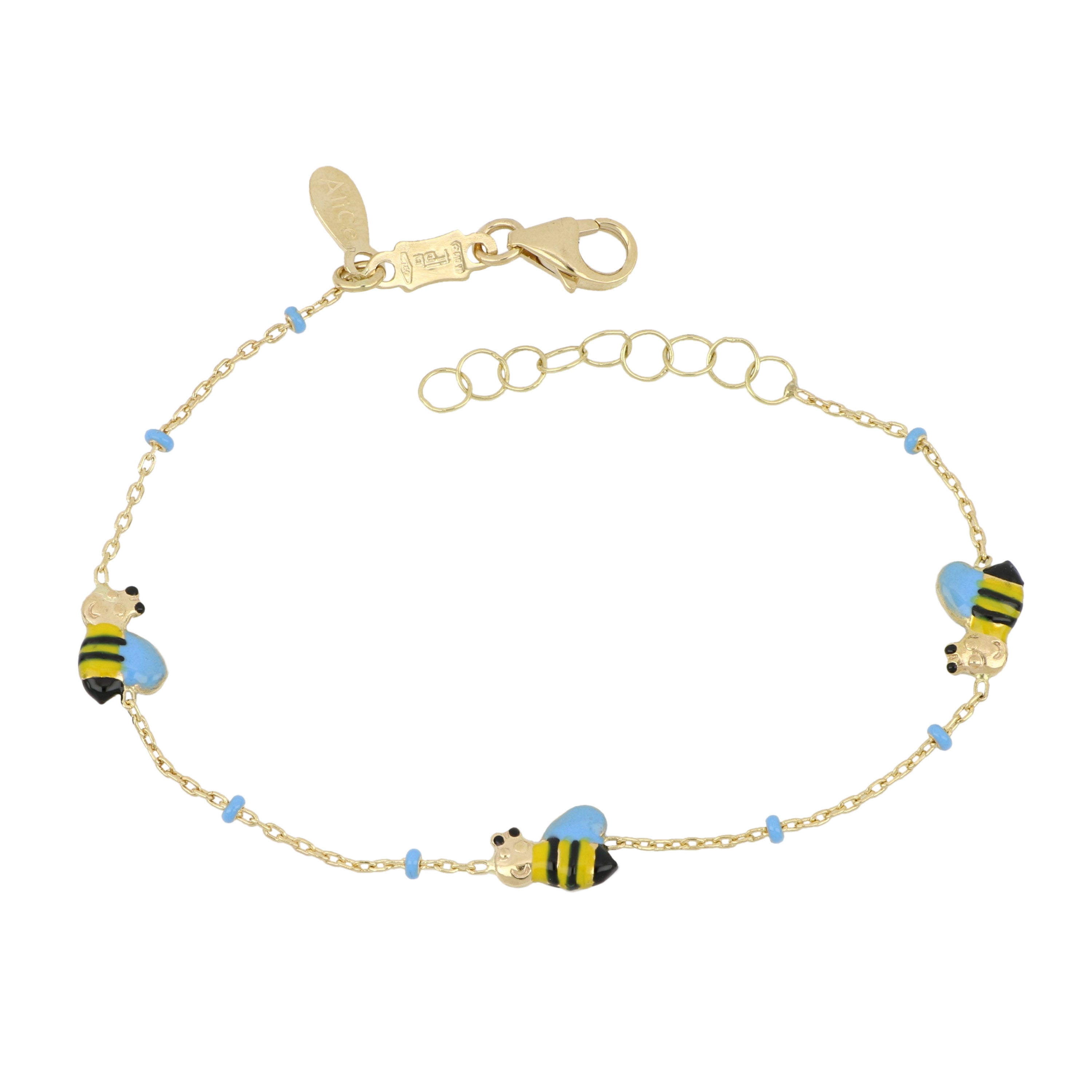 18K Italian Gold Baby Bracelet – 803321742425 – SKU 803321742425