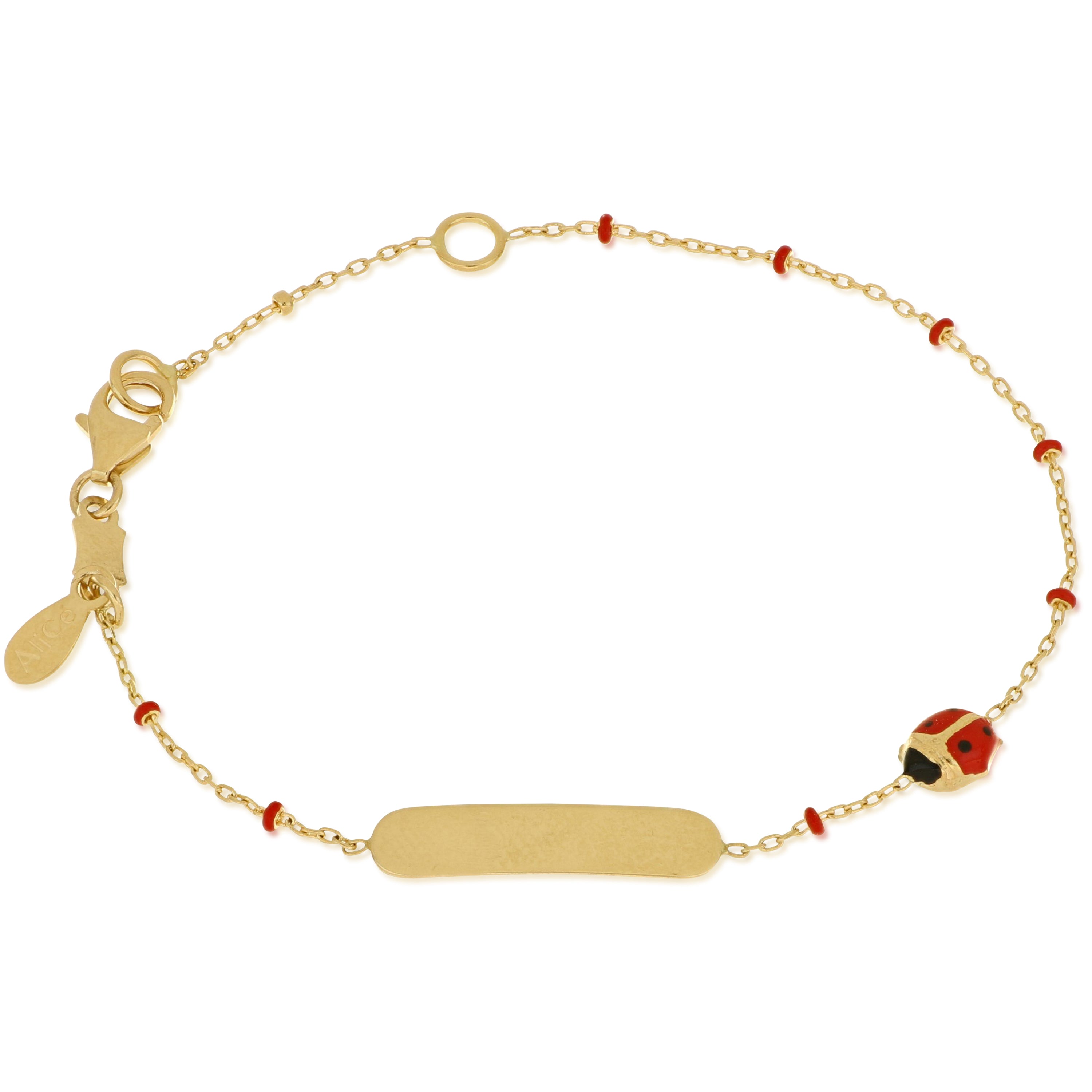 18K Italian Gold Baby Bracelet – 803321742429 – SKU 803321742429