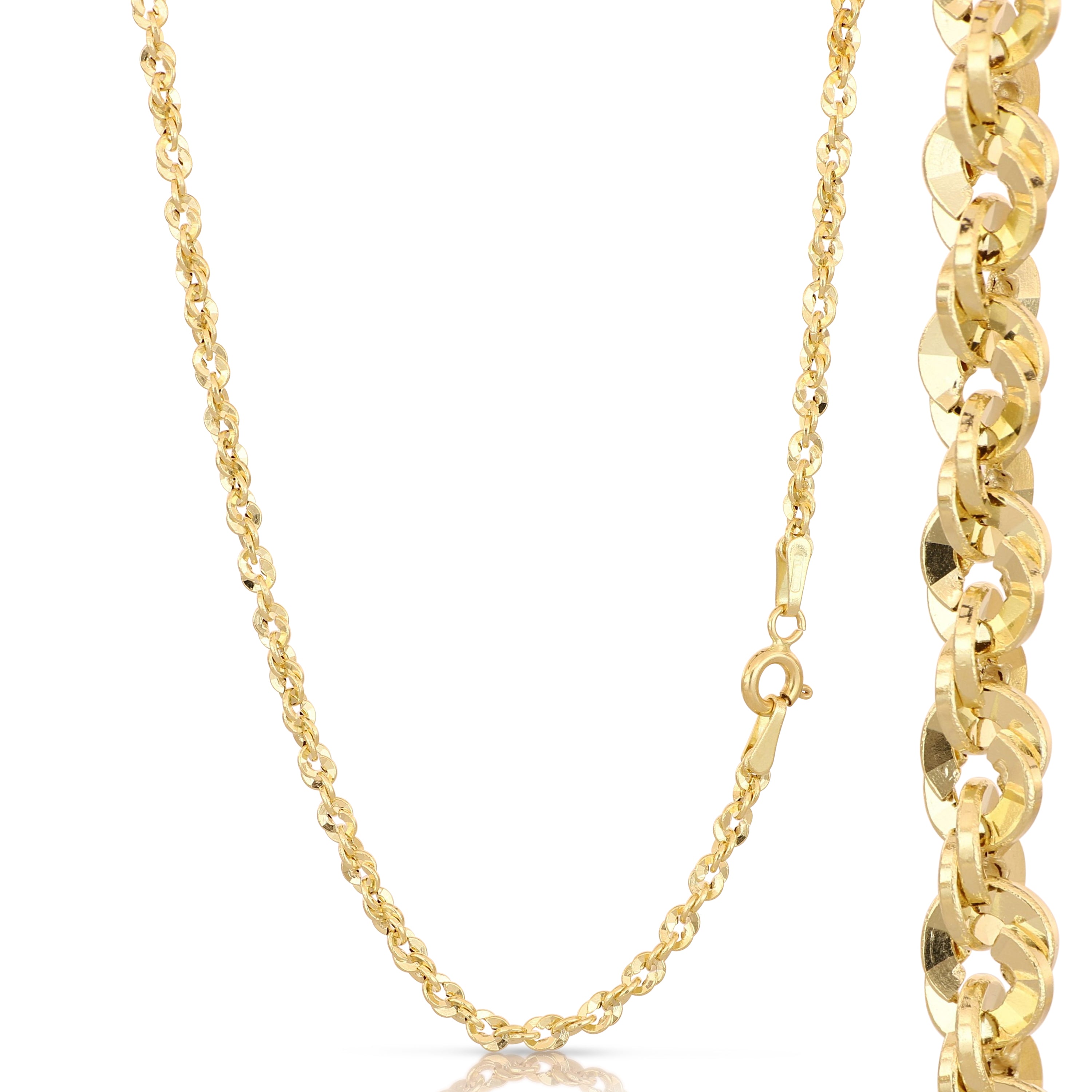 18K Italian Gold Chain Necklace – SKU 803321742723