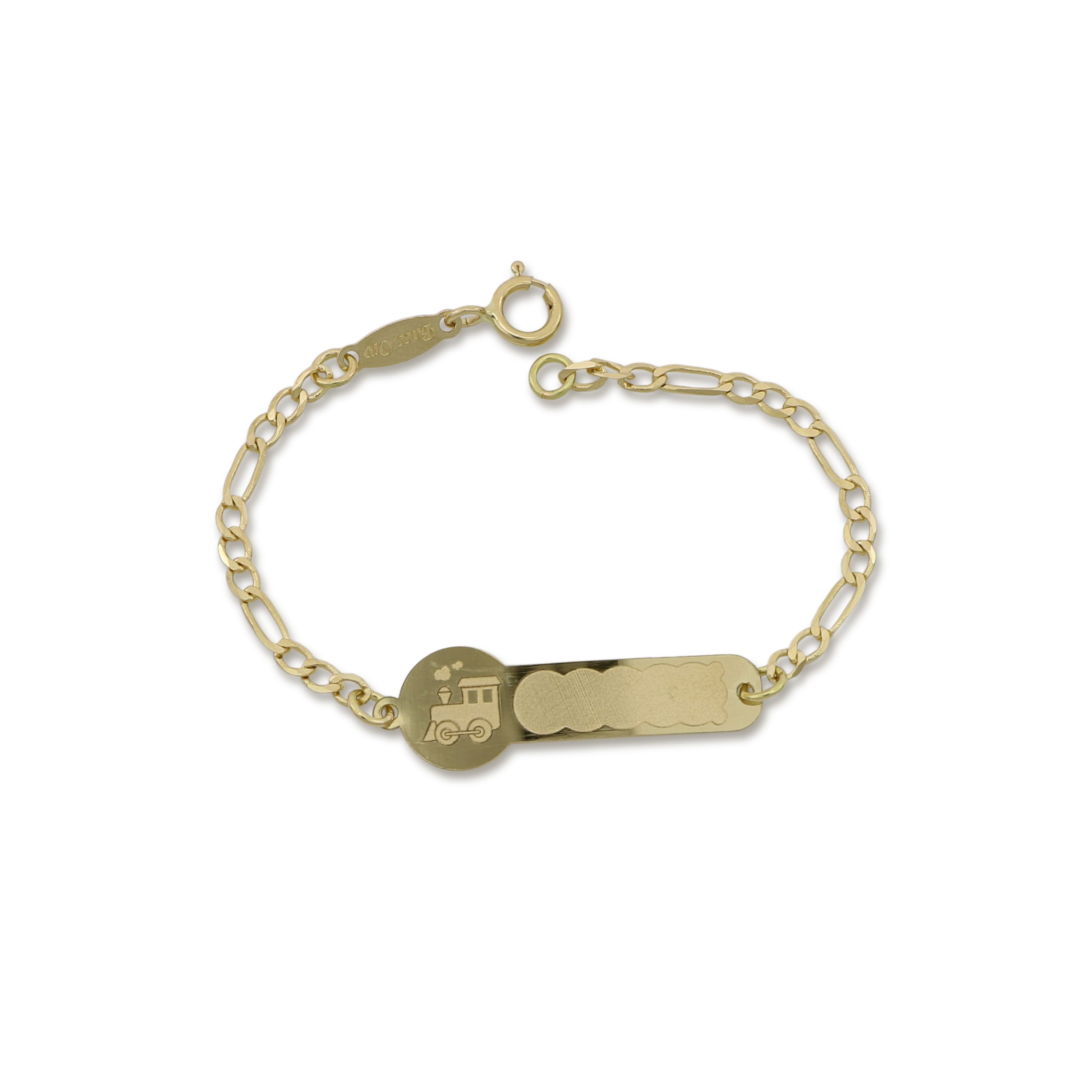 18K Italian Gold Baby Bracelet – 803321743527 – SKU 803321743527