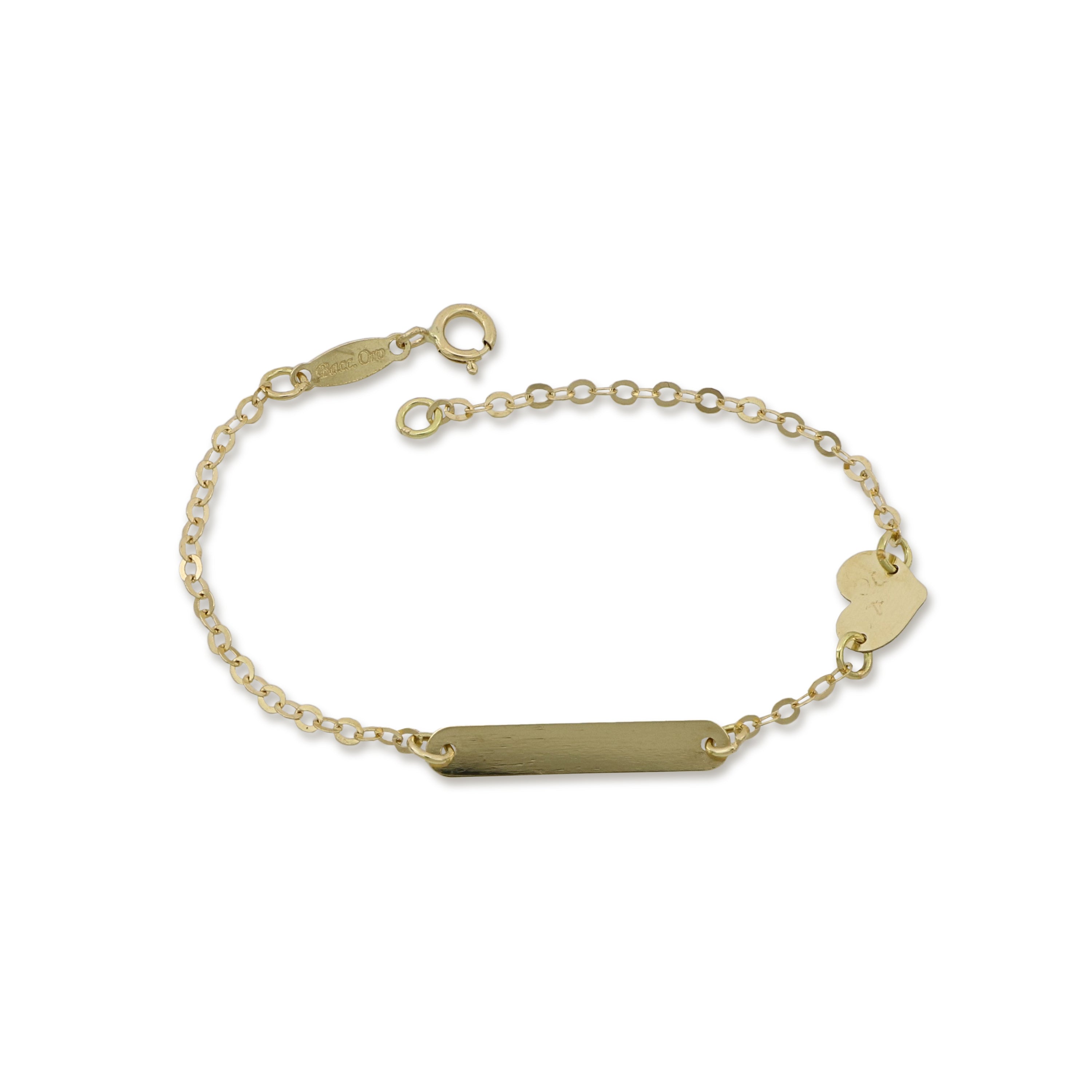 18K Italian Gold Baby Bracelet – 803321743546 – SKU 803321743546