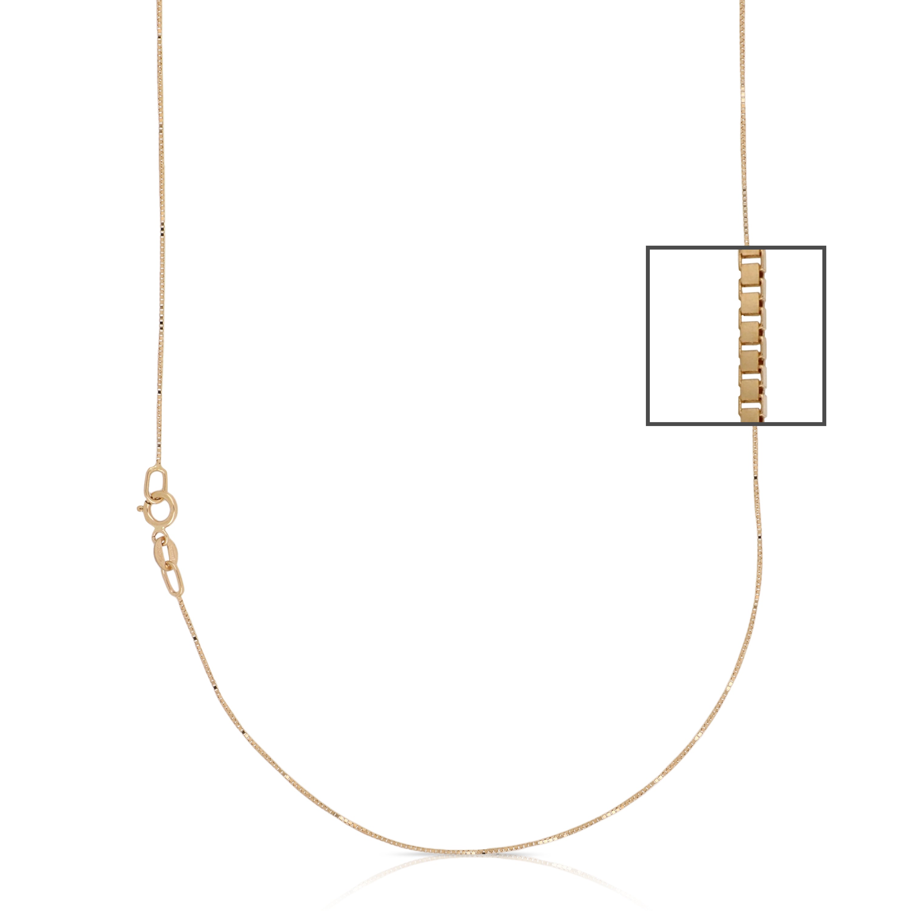18K Italian Gold Chain Necklace – SKU 803321743965