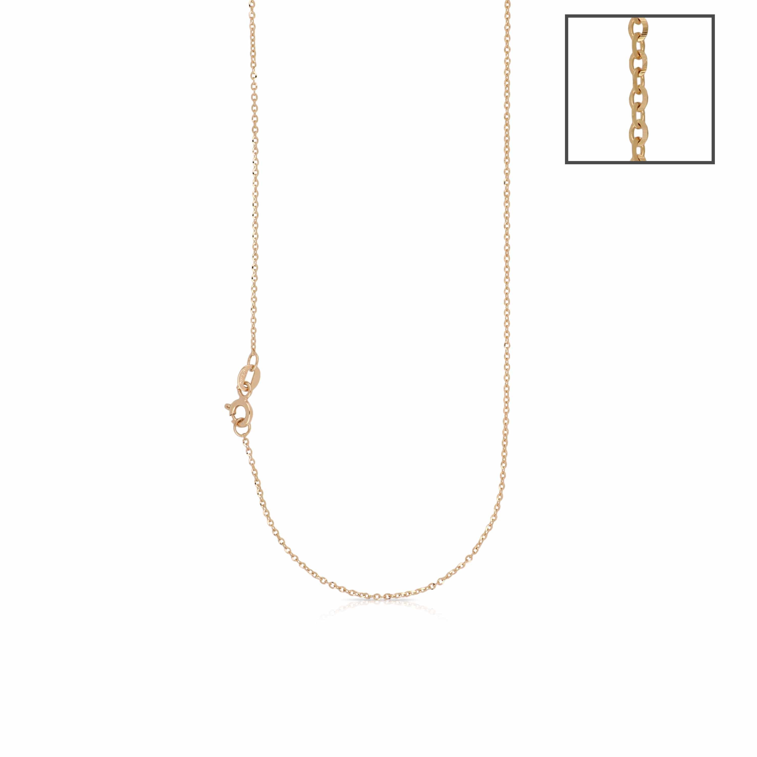 18K Italian Gold Chain Necklace – SKU 803321743979