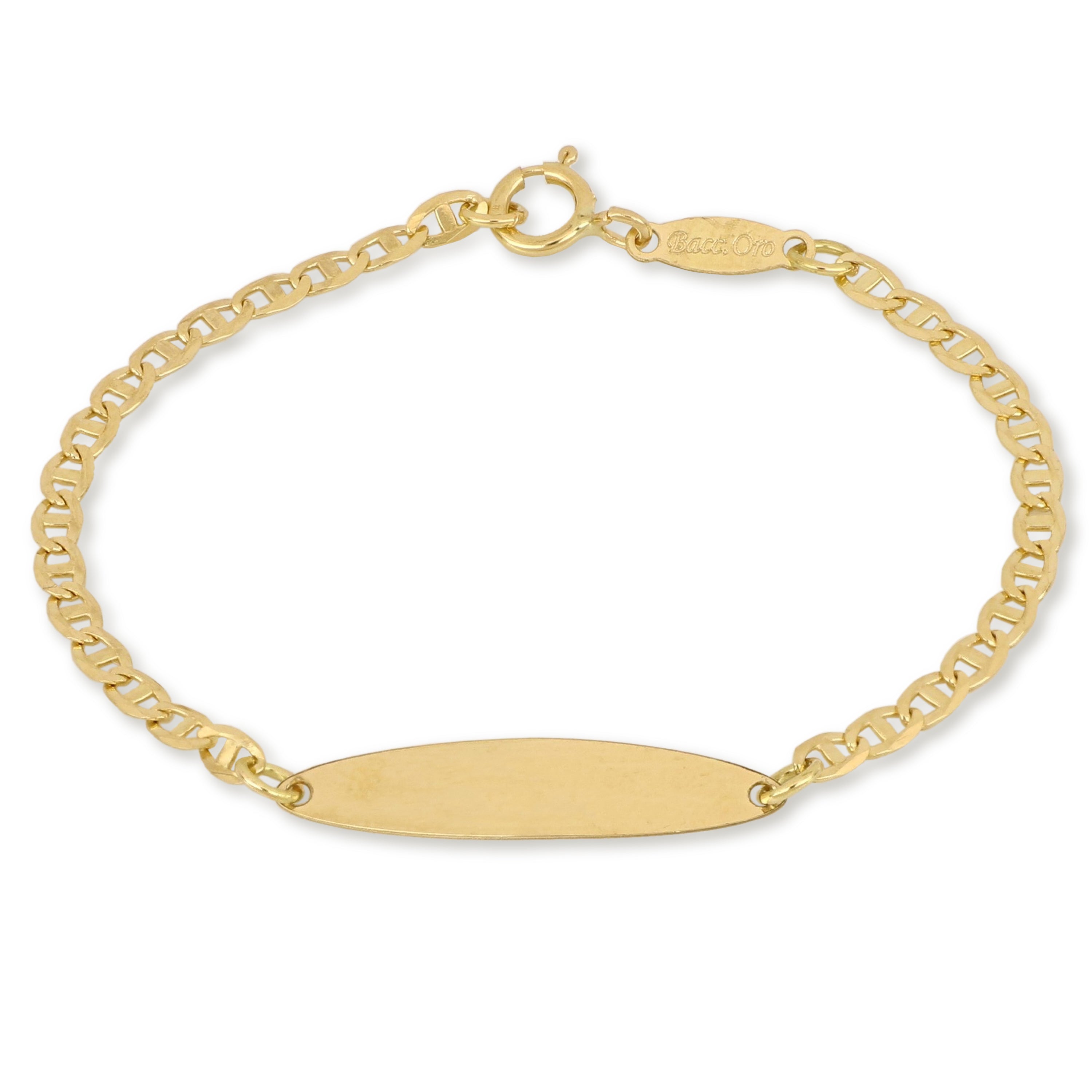 18K Italian Gold Baby Bracelet – 803321744397 – SKU 803321744397
