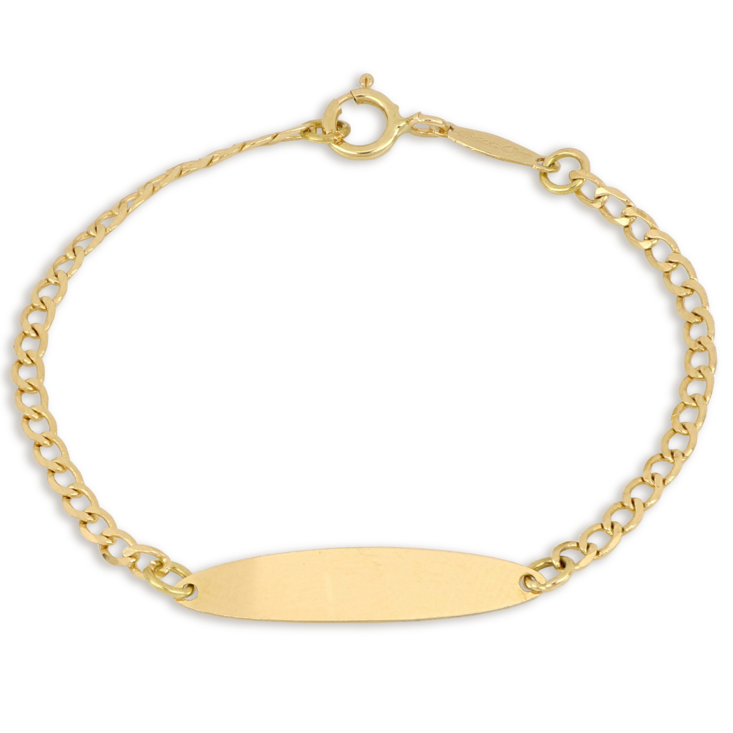 18K Italian Gold Baby Bracelet – 803321744398 – SKU 803321744398