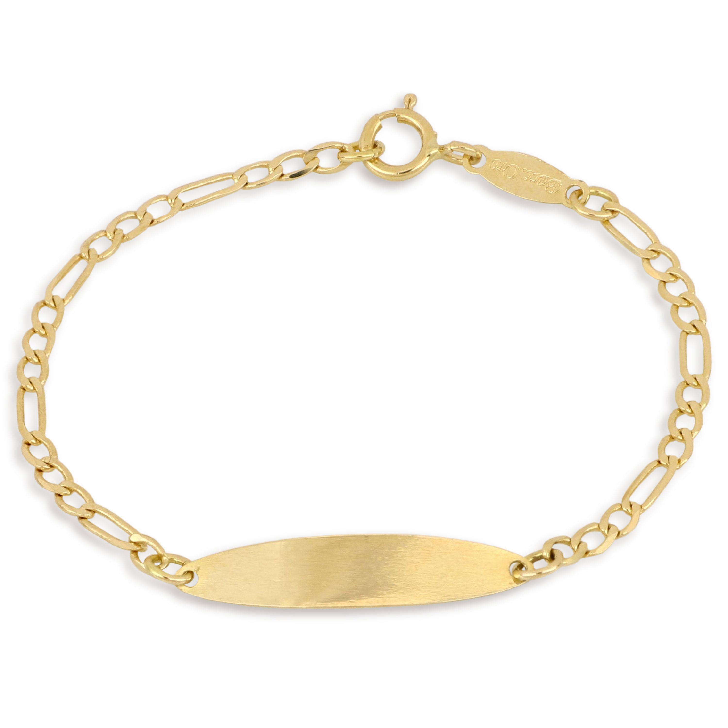 18K Italian Gold Baby Bracelet – 803321744399 – SKU 803321744399