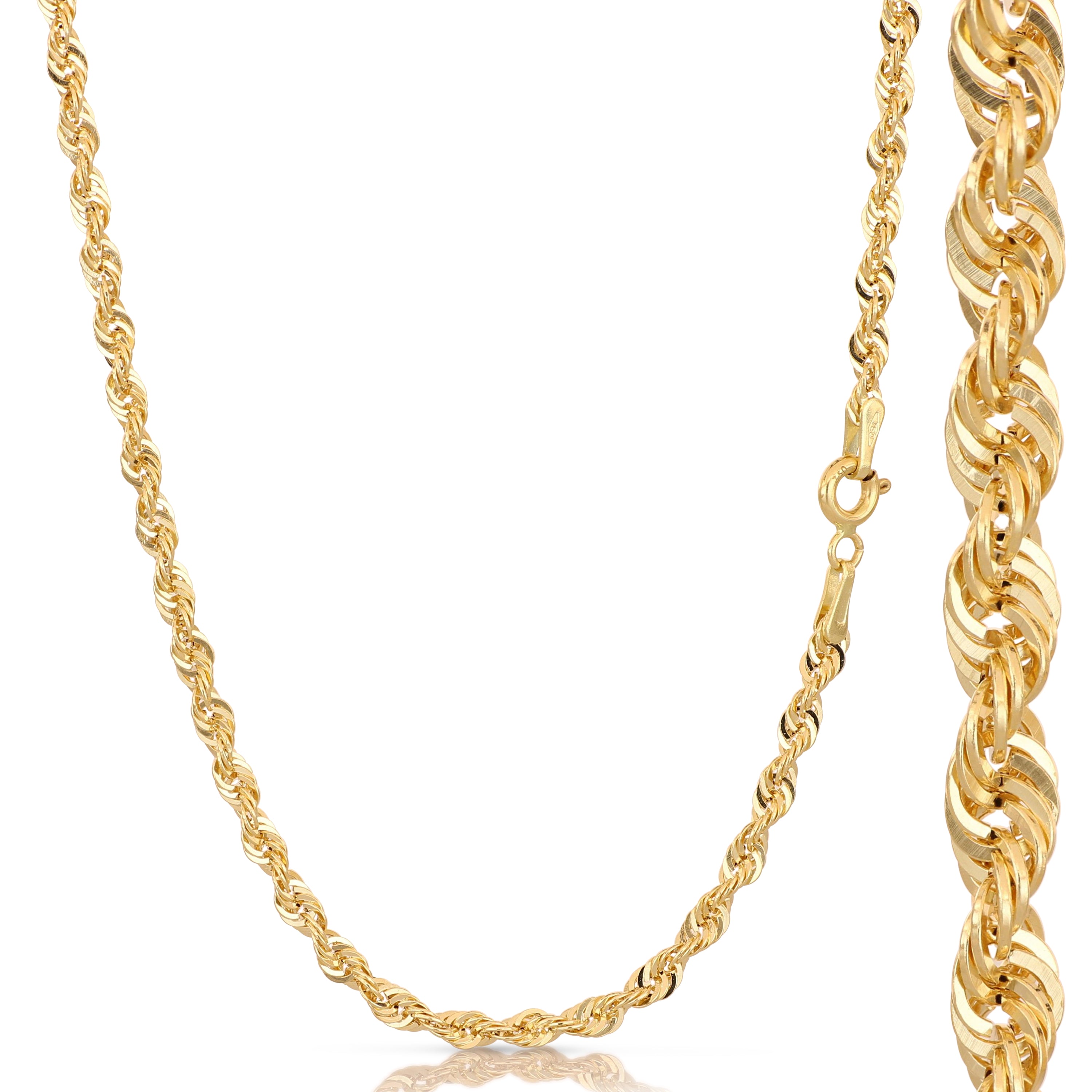 18K Italian Gold Chain Necklace – SKU 803321745137