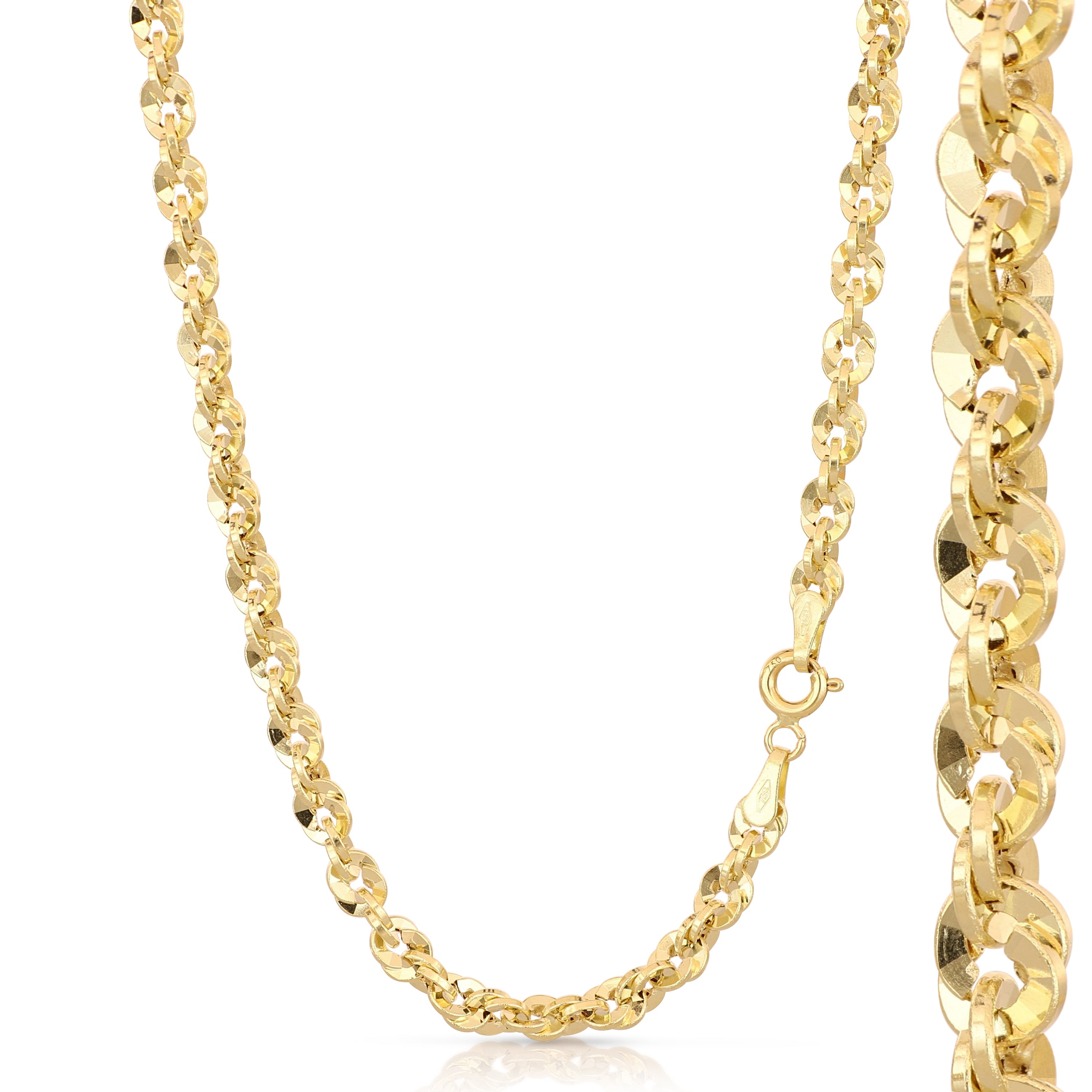 18K Italian Gold Chain Necklace – SKU 803321745154