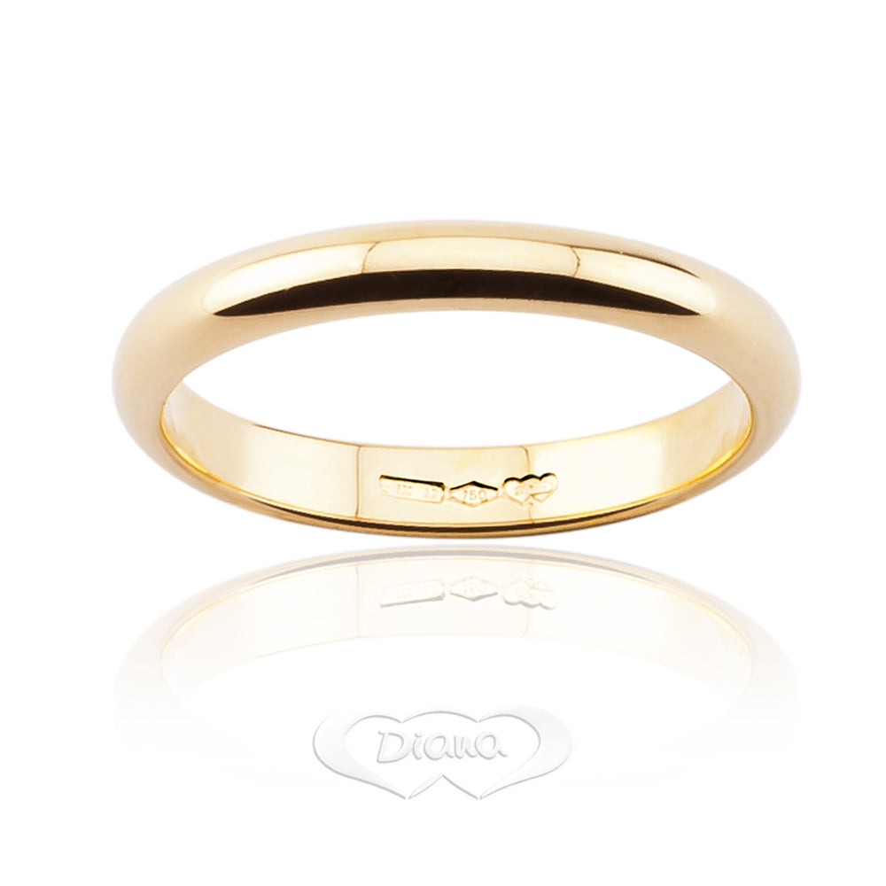 F4N classic fit wedding ring - 18K Gold - SKU 803321745181