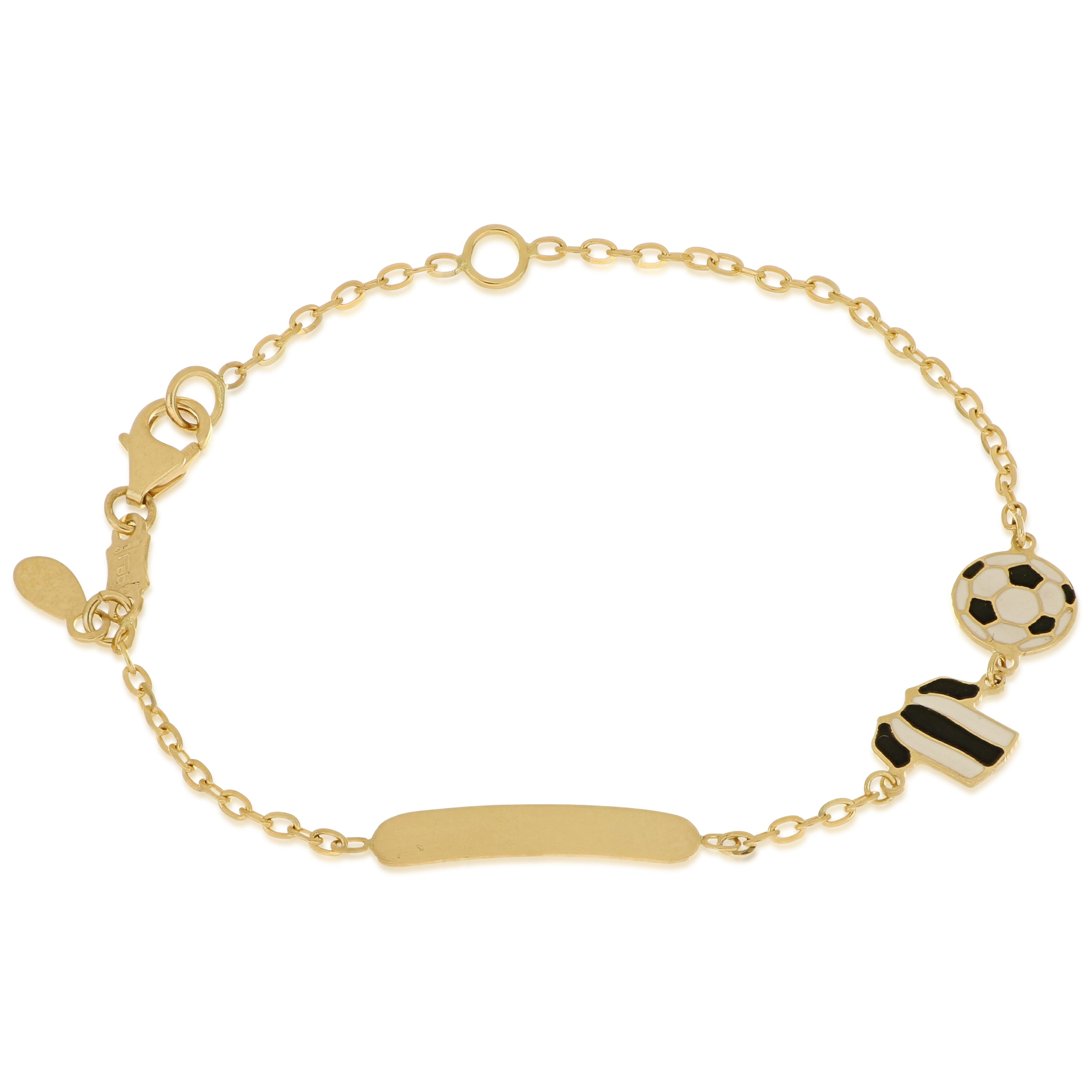 18K Italian Gold Baby Bracelet – 803321745428 – SKU 803321745428