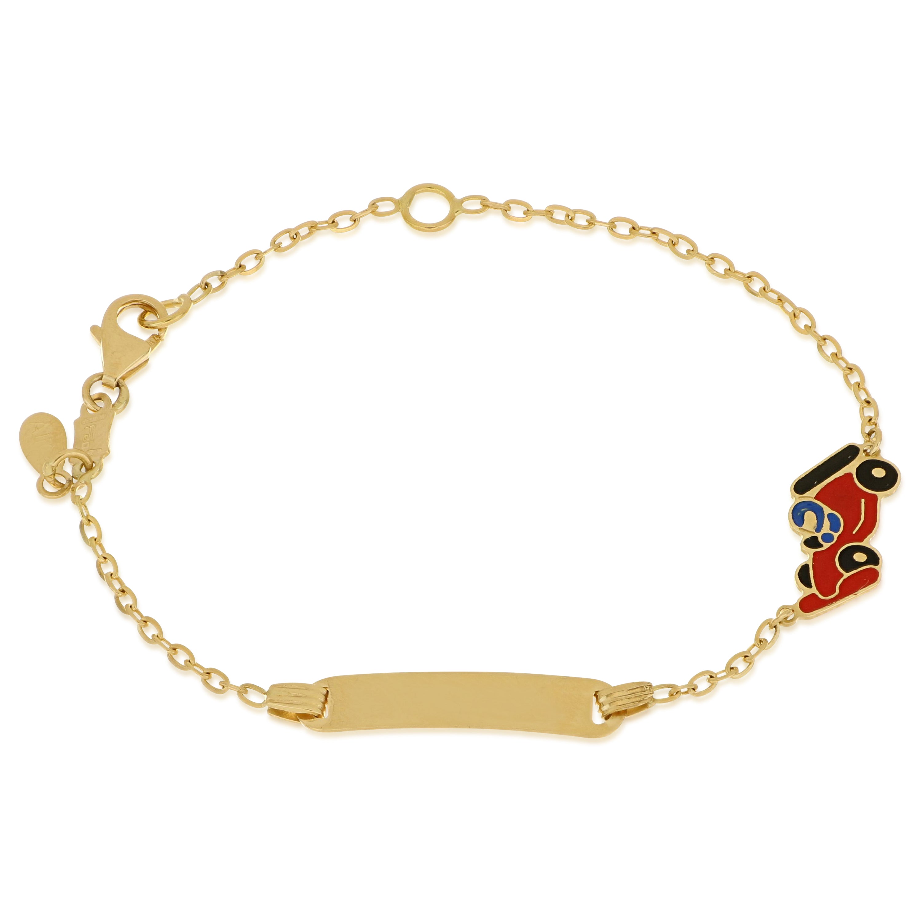 18K Italian Gold Baby Bracelet – 803321745430 – SKU 803321745430