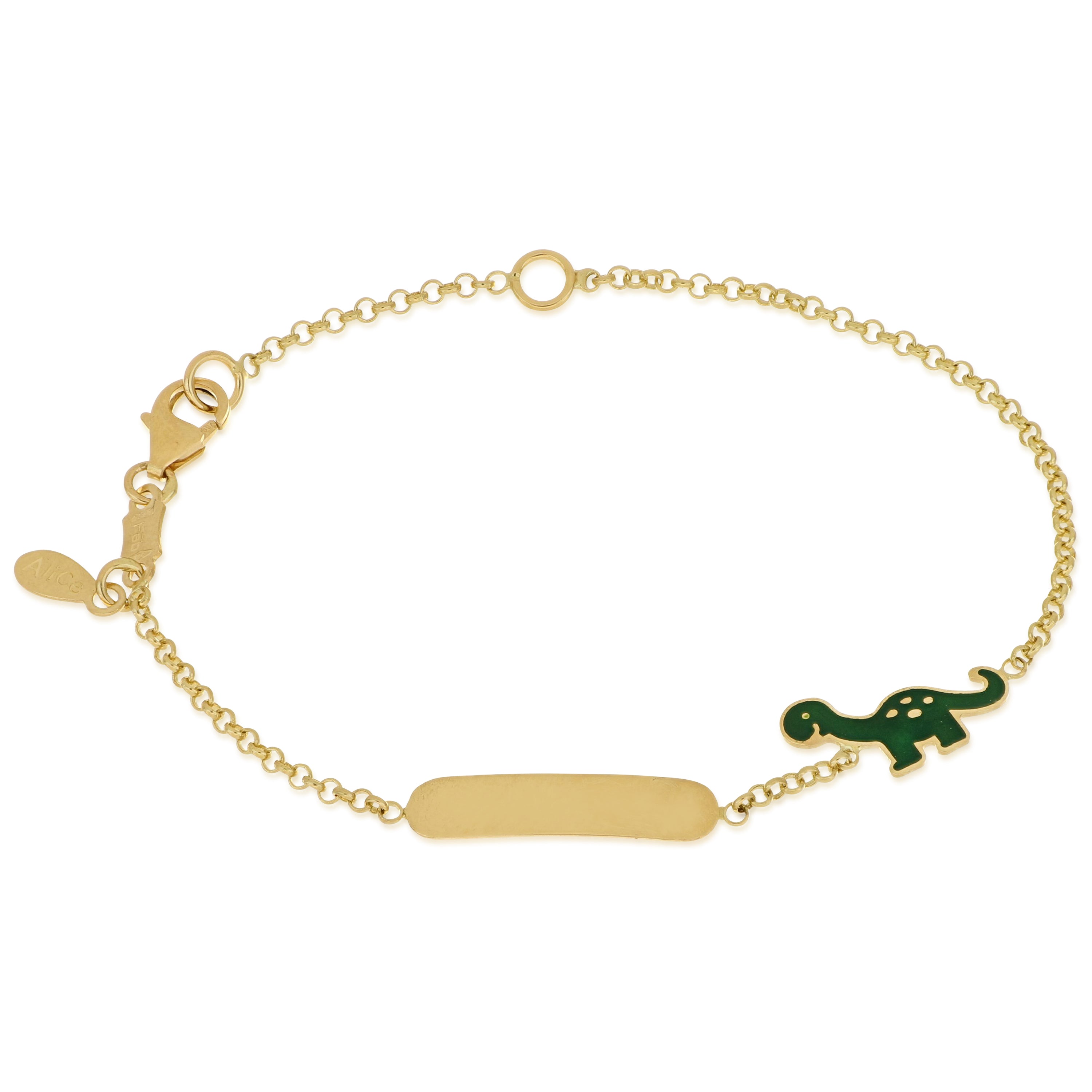 18K Italian Gold Baby Bracelet – 803321745431 – SKU 803321745431