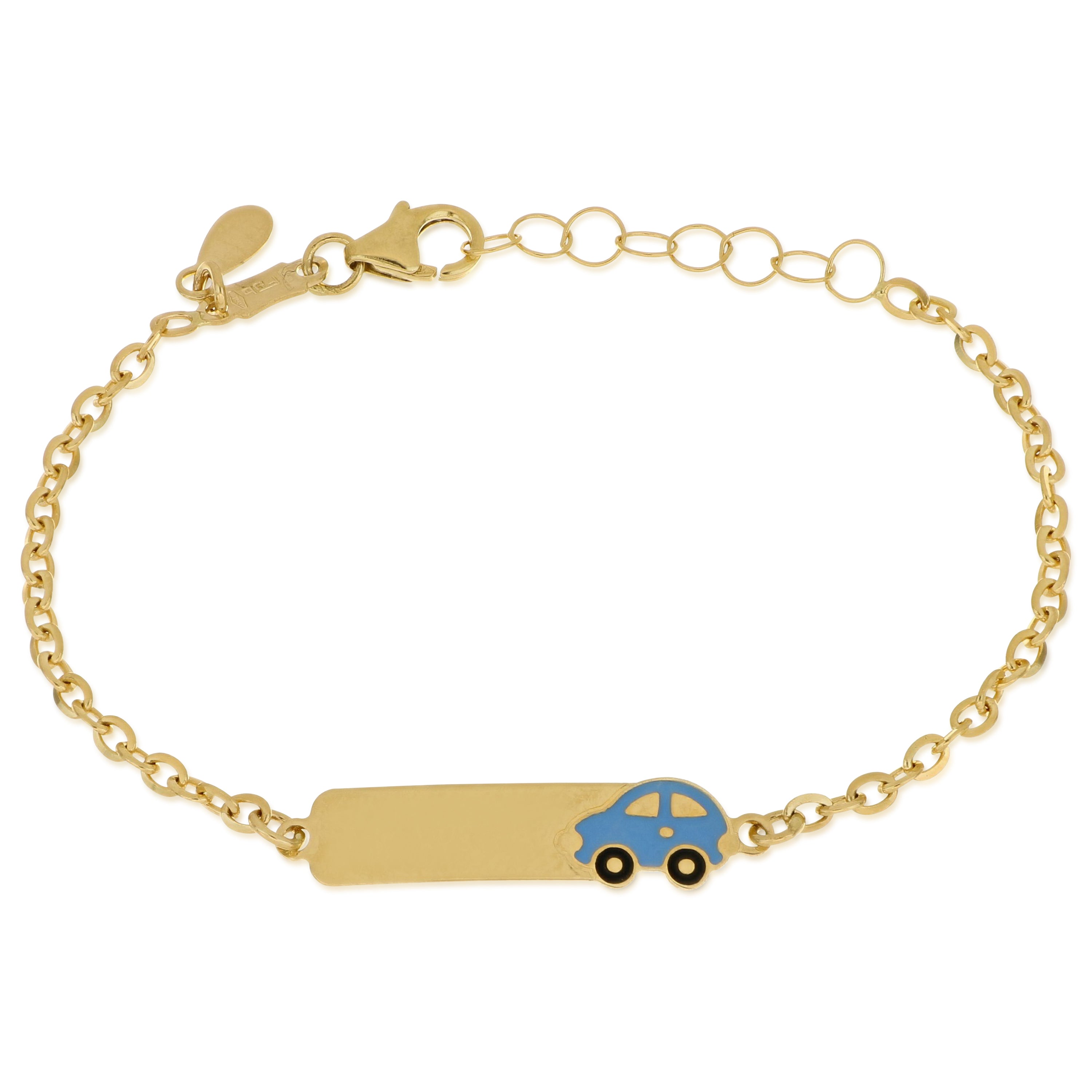 18K Italian Gold Baby Bracelet – 803321745432 – SKU 803321745432