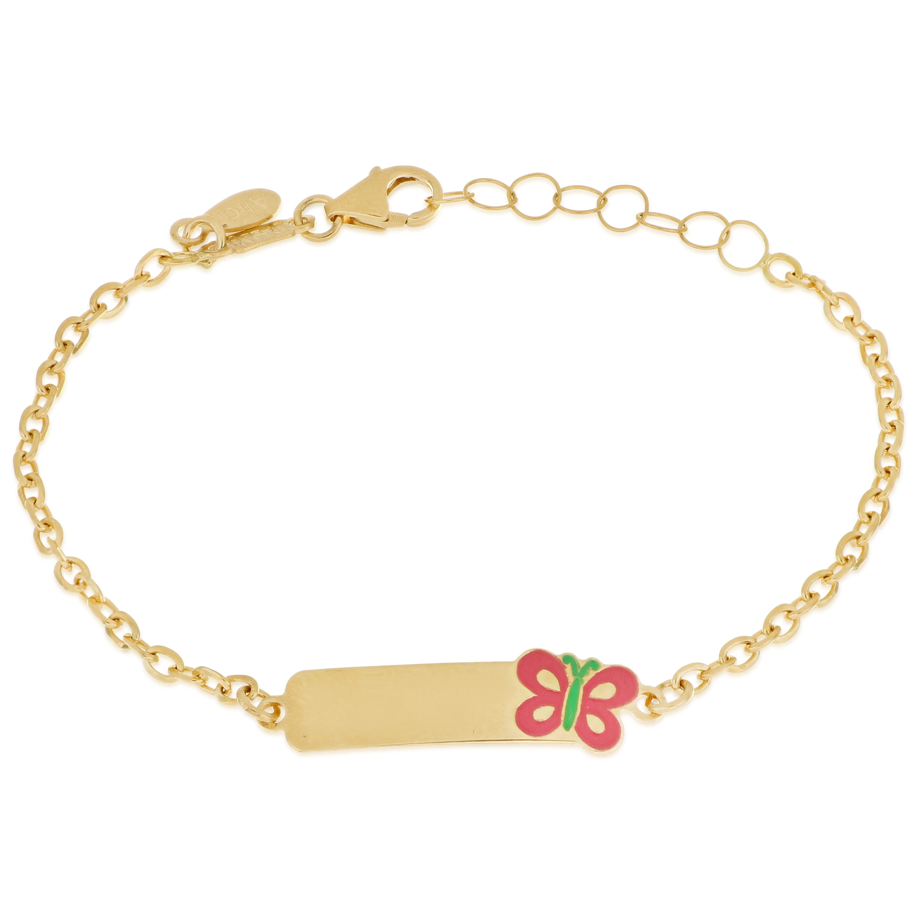 18K Italian Gold Baby Bracelet – 803321745433 – SKU 803321745433