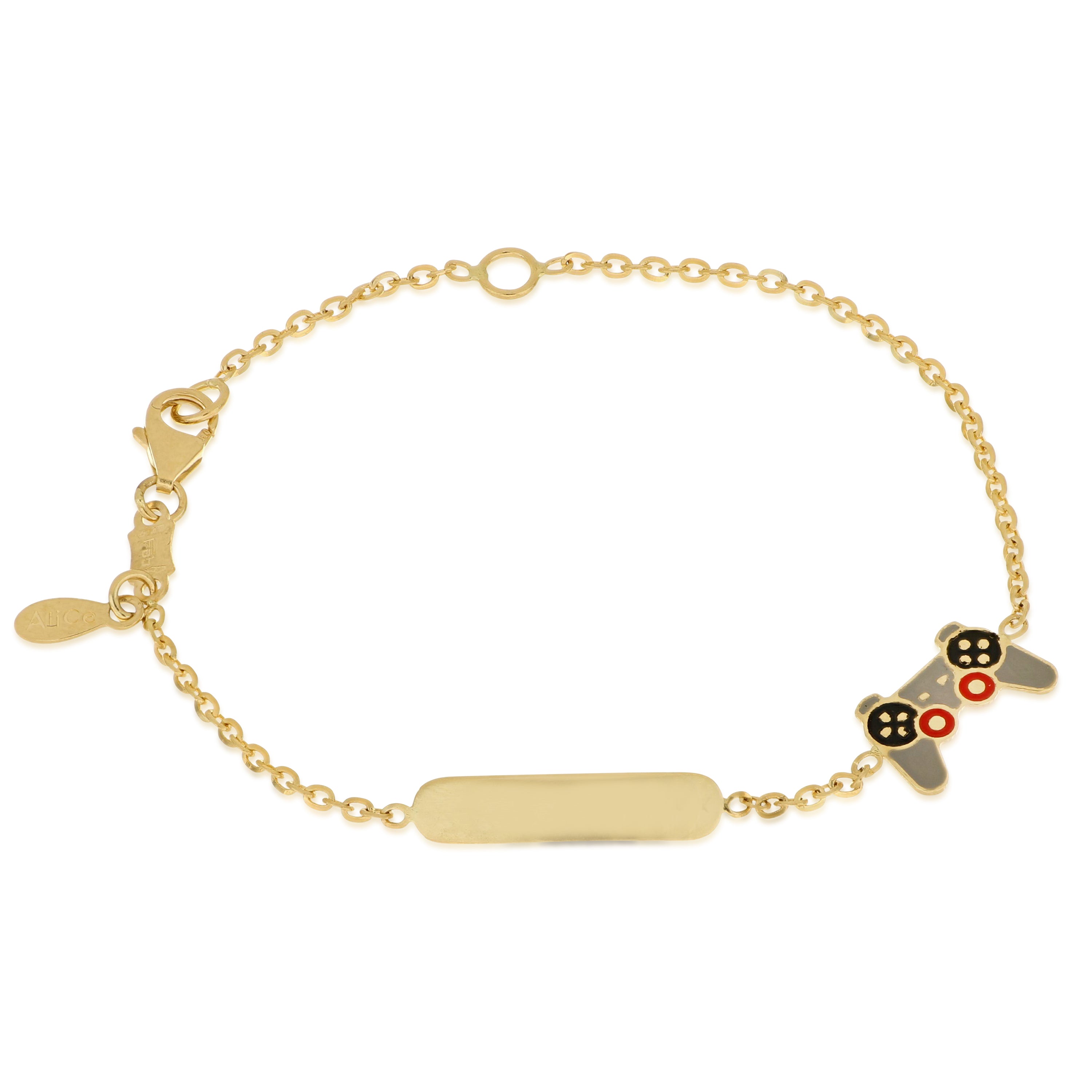 18K Italian Gold Baby Bracelet – 803321745441 – SKU 803321745441