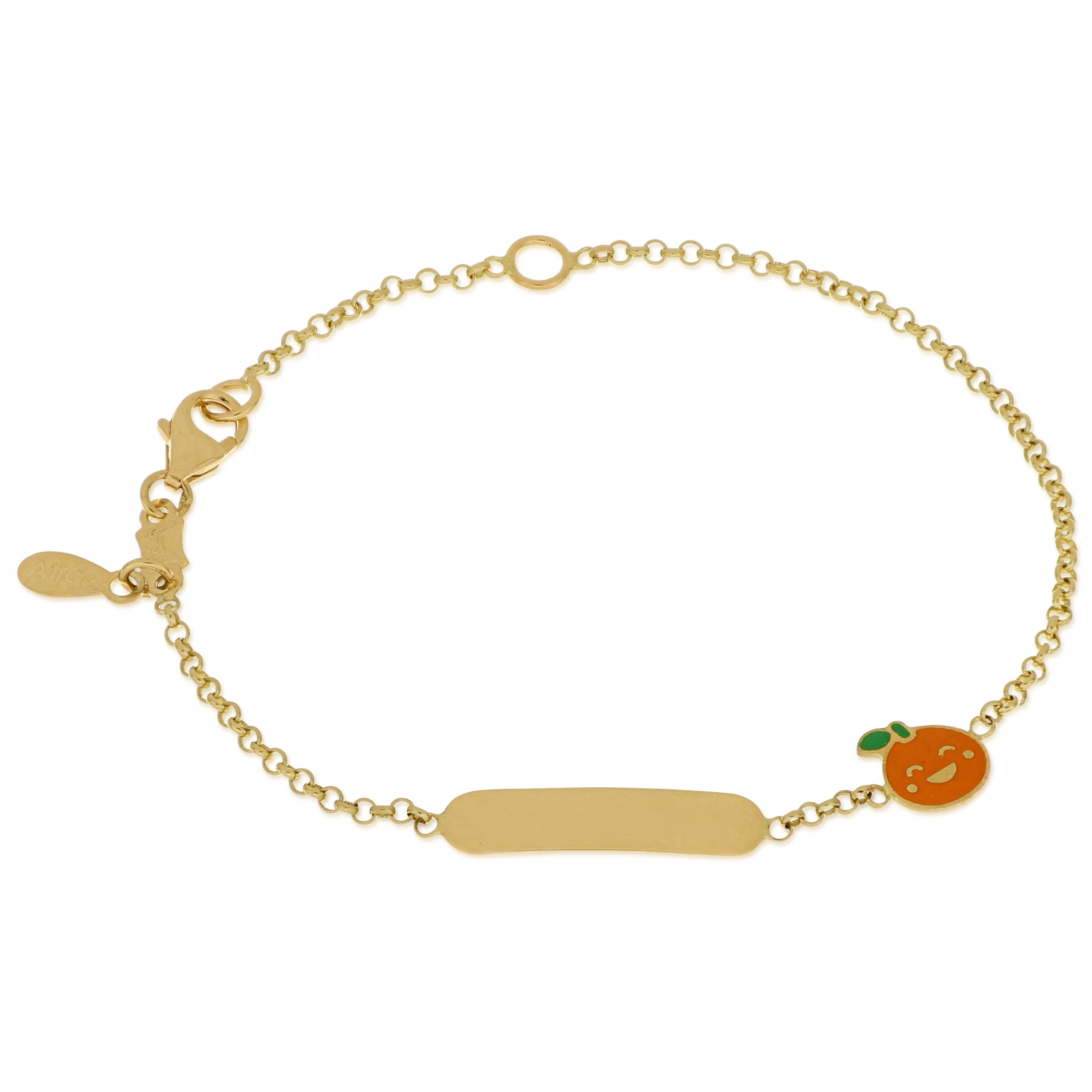 18K Italian Gold Baby Bracelet – 803321745443 – SKU 803321745443