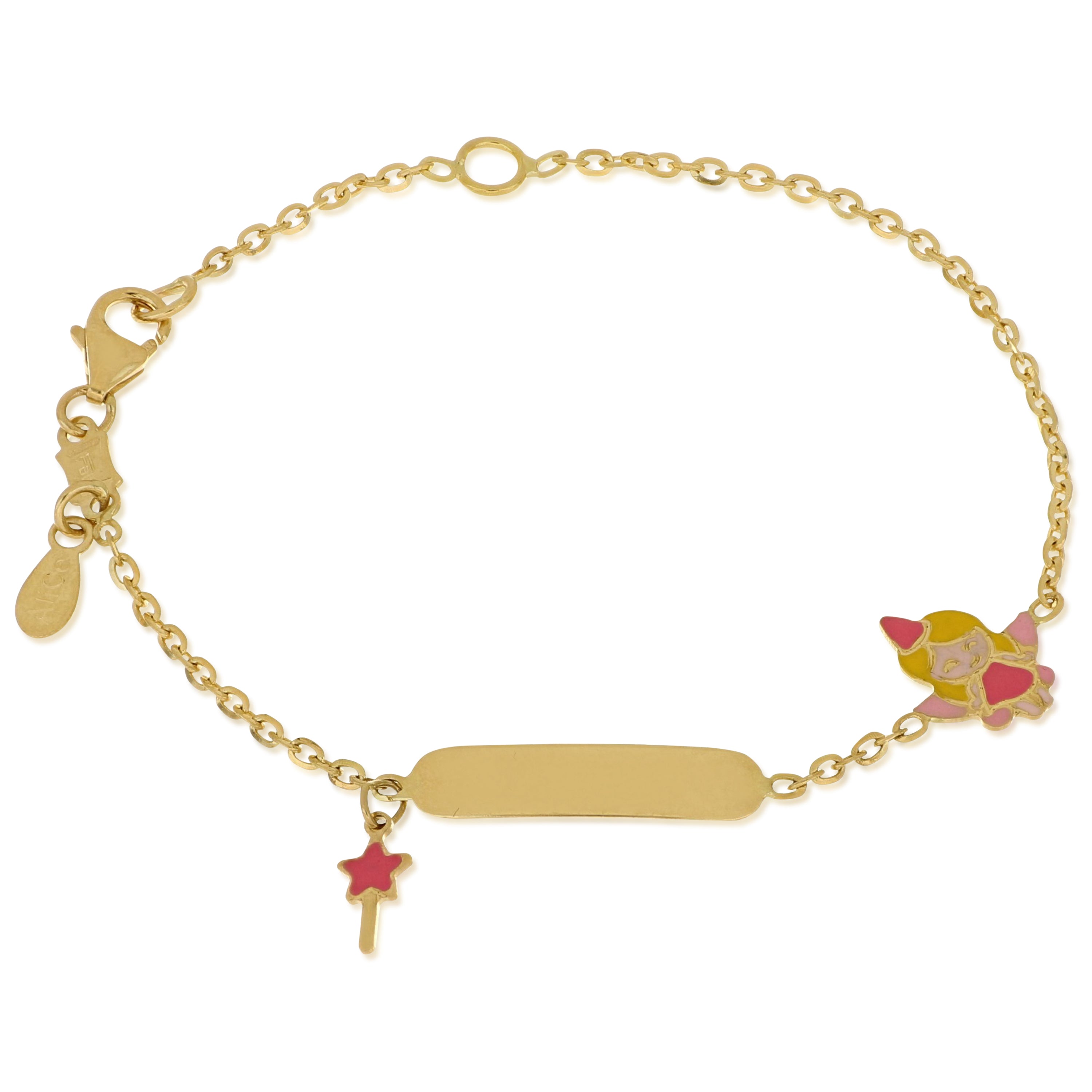 18K Italian Gold Baby Bracelet – 803321745448 – SKU 803321745448