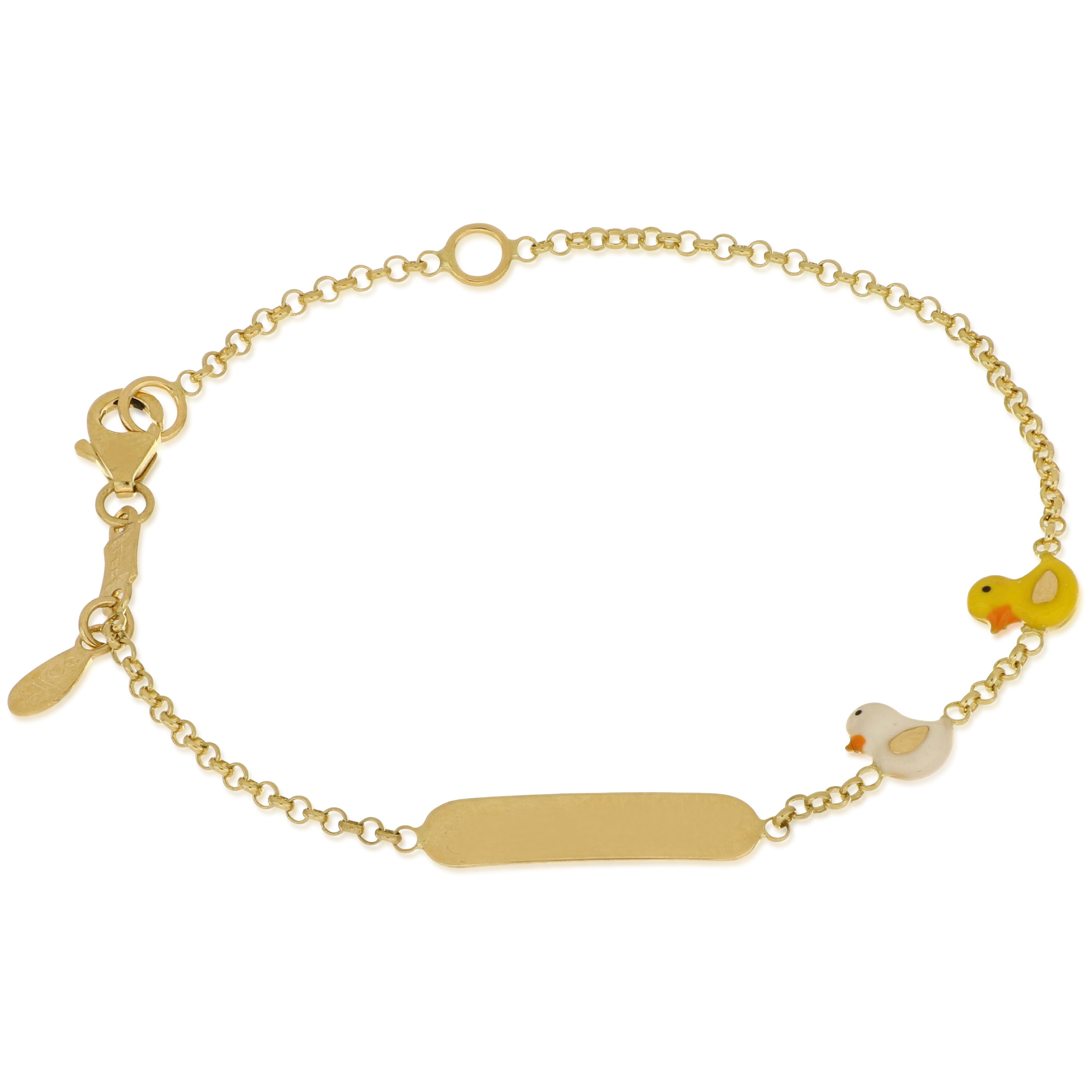 18K Italian Gold Baby Bracelet – 803321745451 – SKU 803321745451