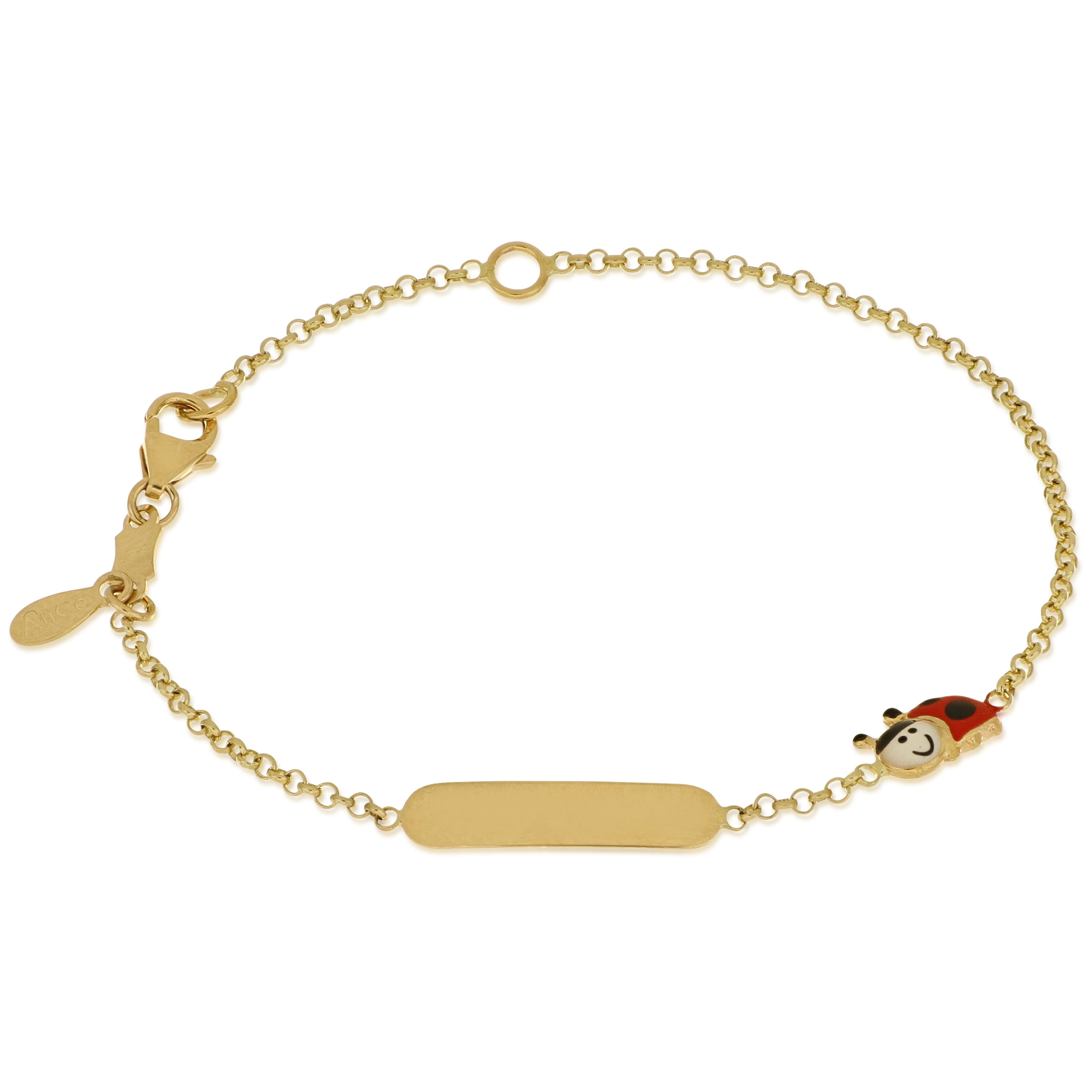 18K Italian Gold Baby Bracelet – 803321745452 – SKU 803321745452