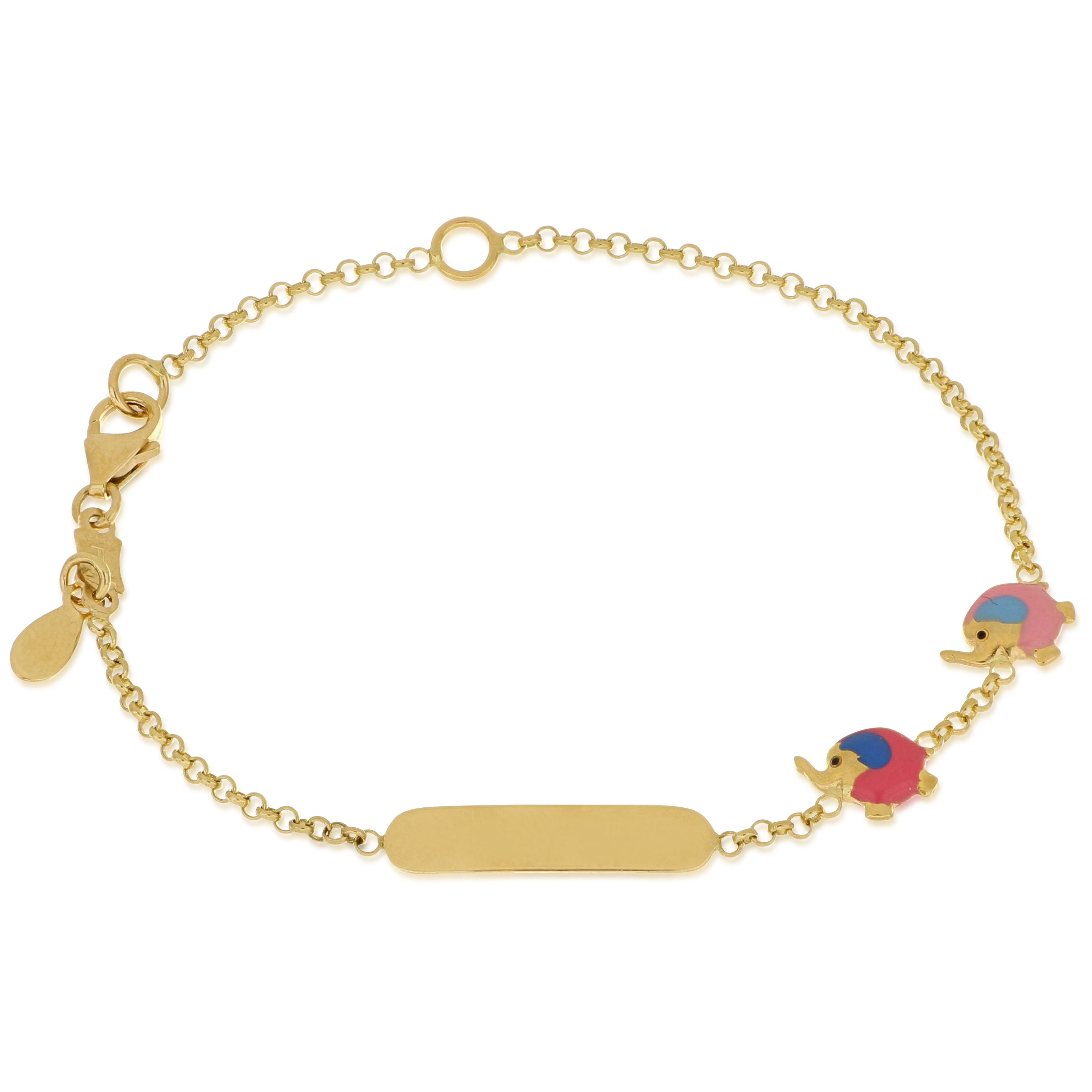 18K Italian Gold Baby Bracelet – 803321745455 – SKU 803321745455