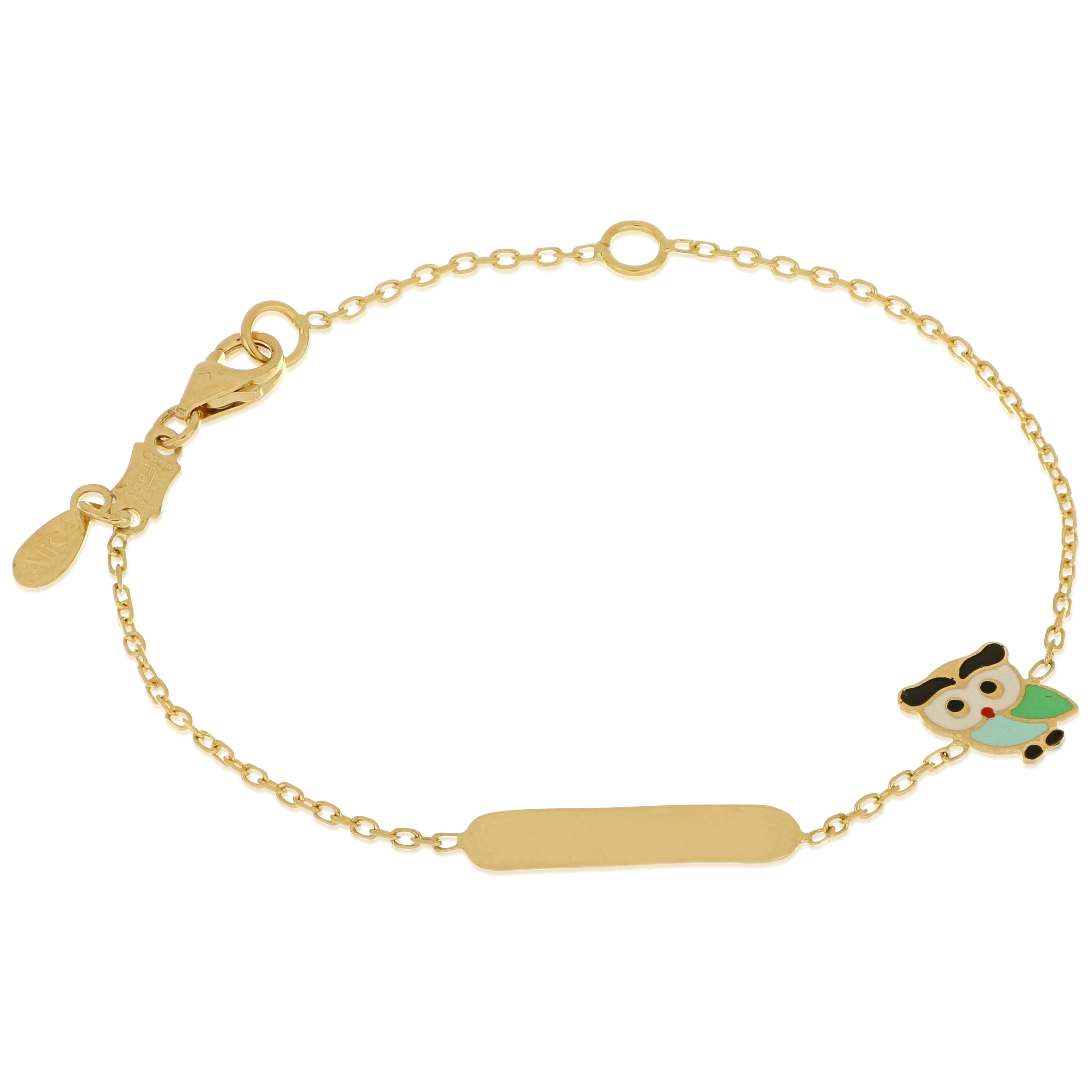 18K Italian Gold Baby Bracelet – 803321745456 – SKU 803321745456