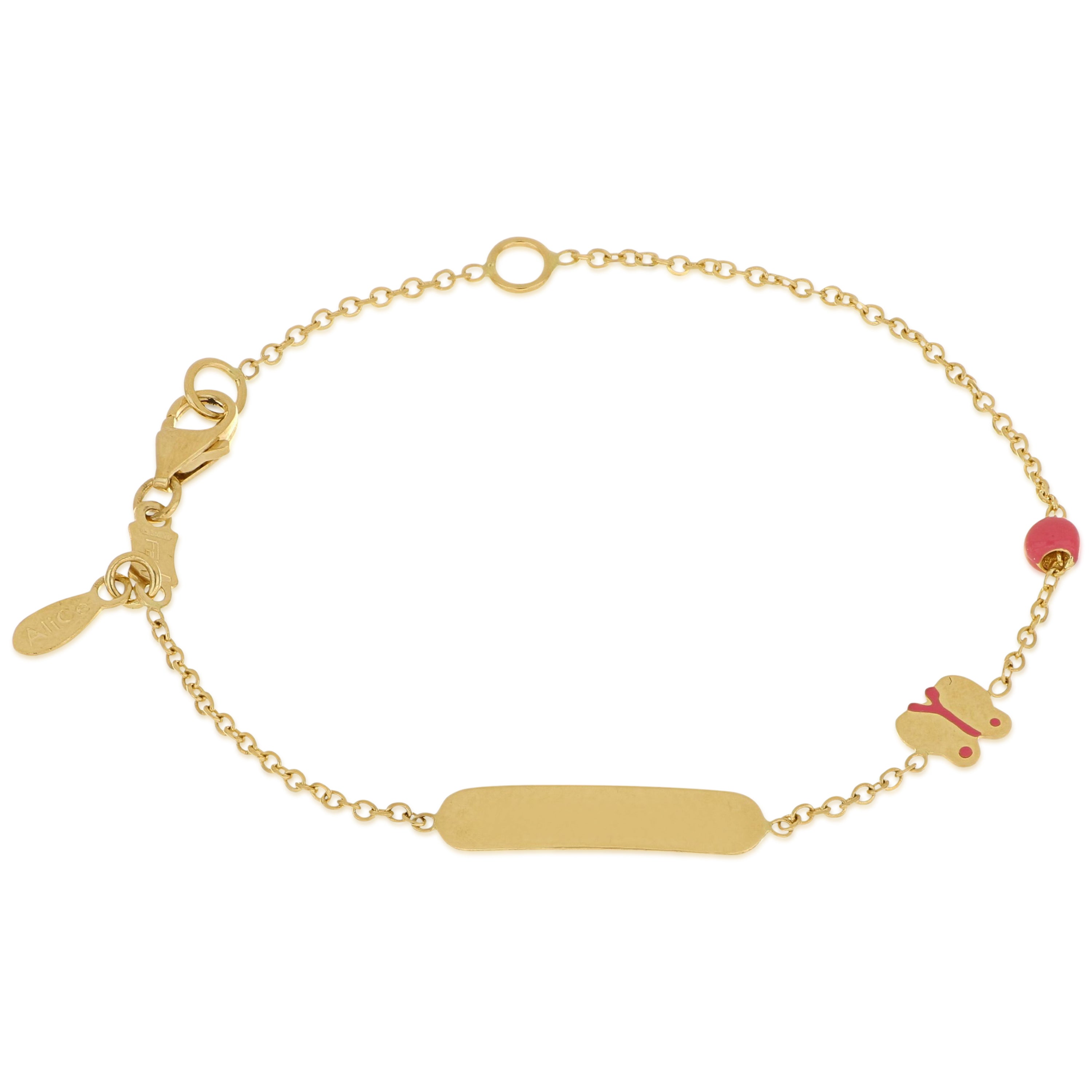 18K Italian Gold Baby Bracelet – 803321745459 – SKU 803321745459