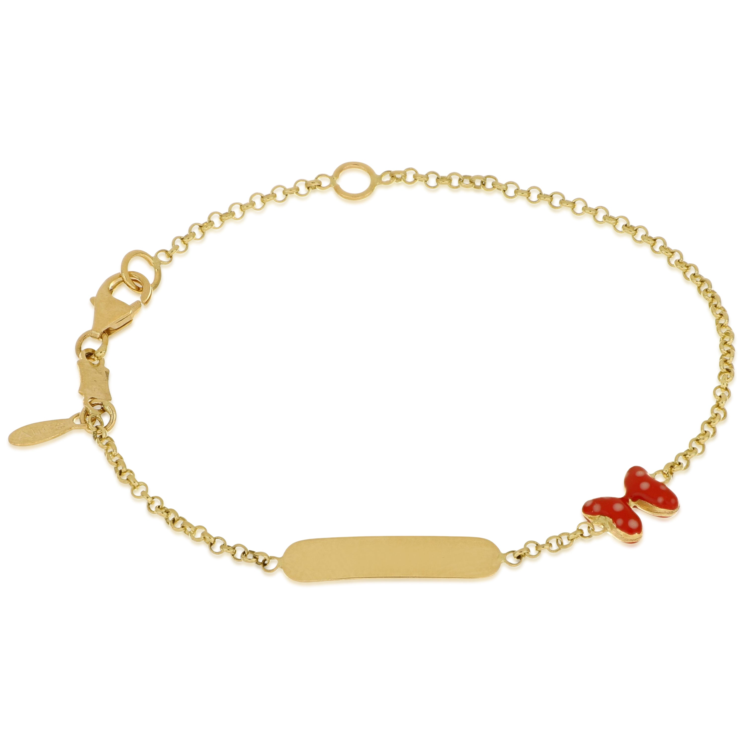 18K Italian Gold Baby Bracelet – 803321745460 – SKU 803321745460