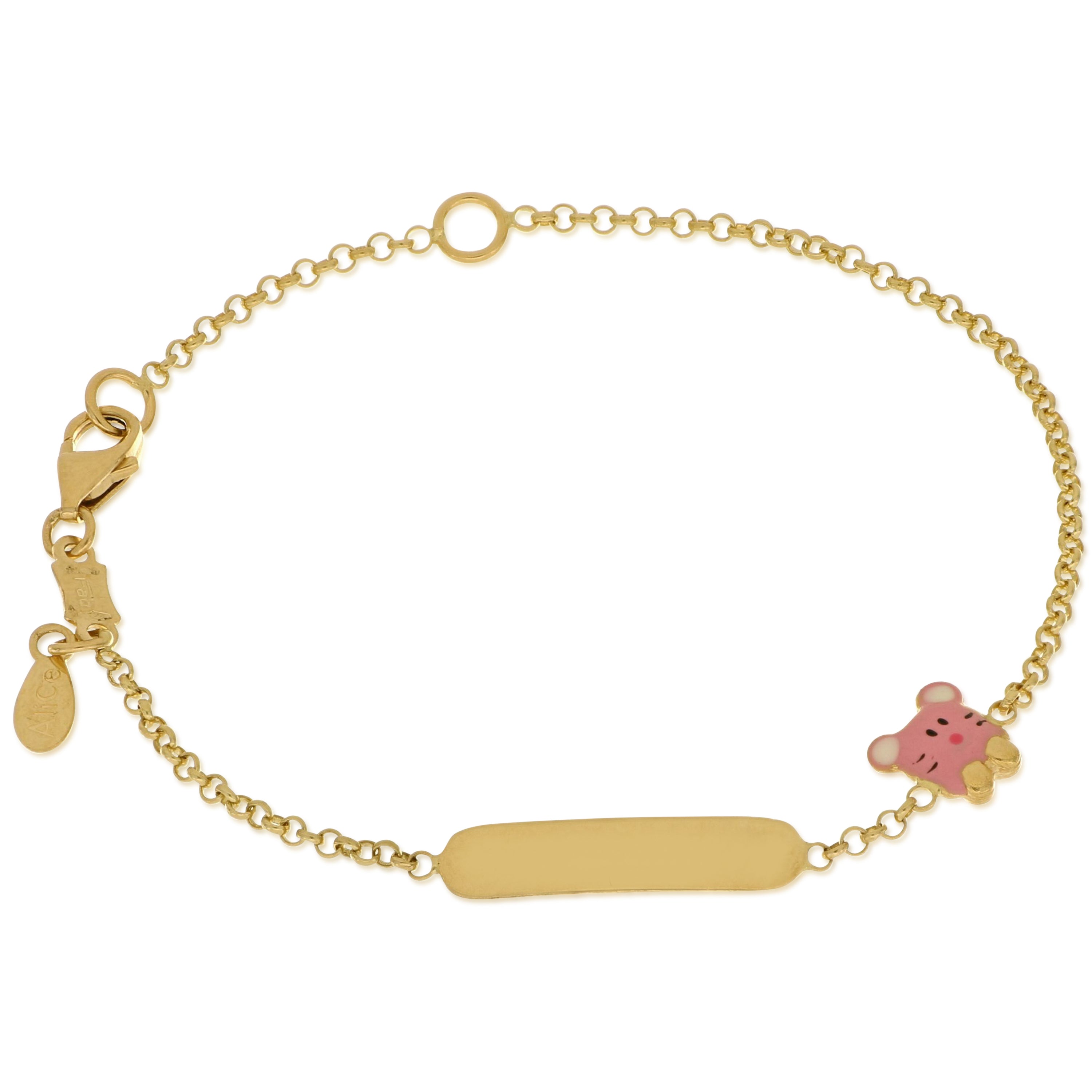18K Italian Gold Baby Bracelet – 803321745462 – SKU 803321745462