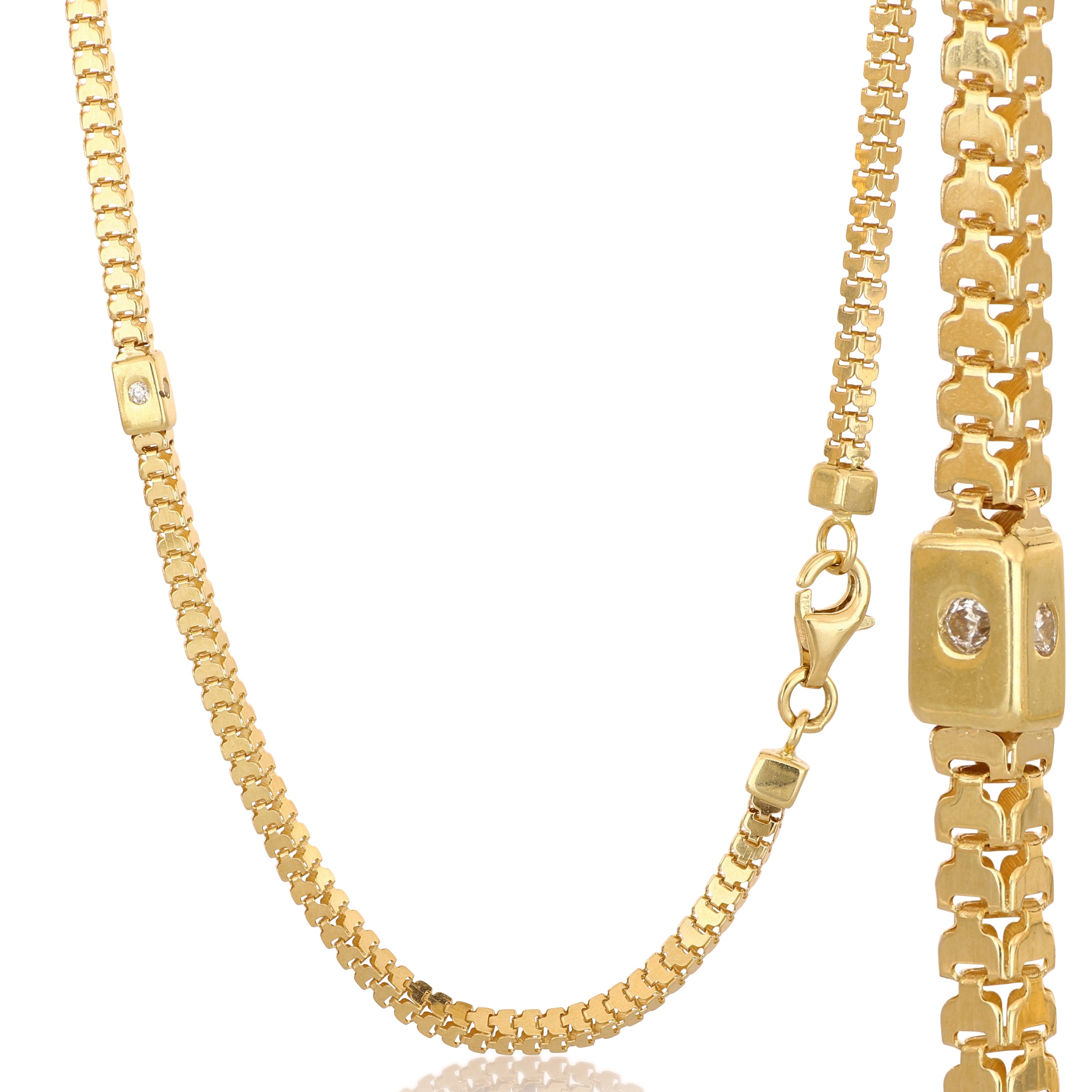 18K Italian Gold Chain Necklace – SKU 803321745713