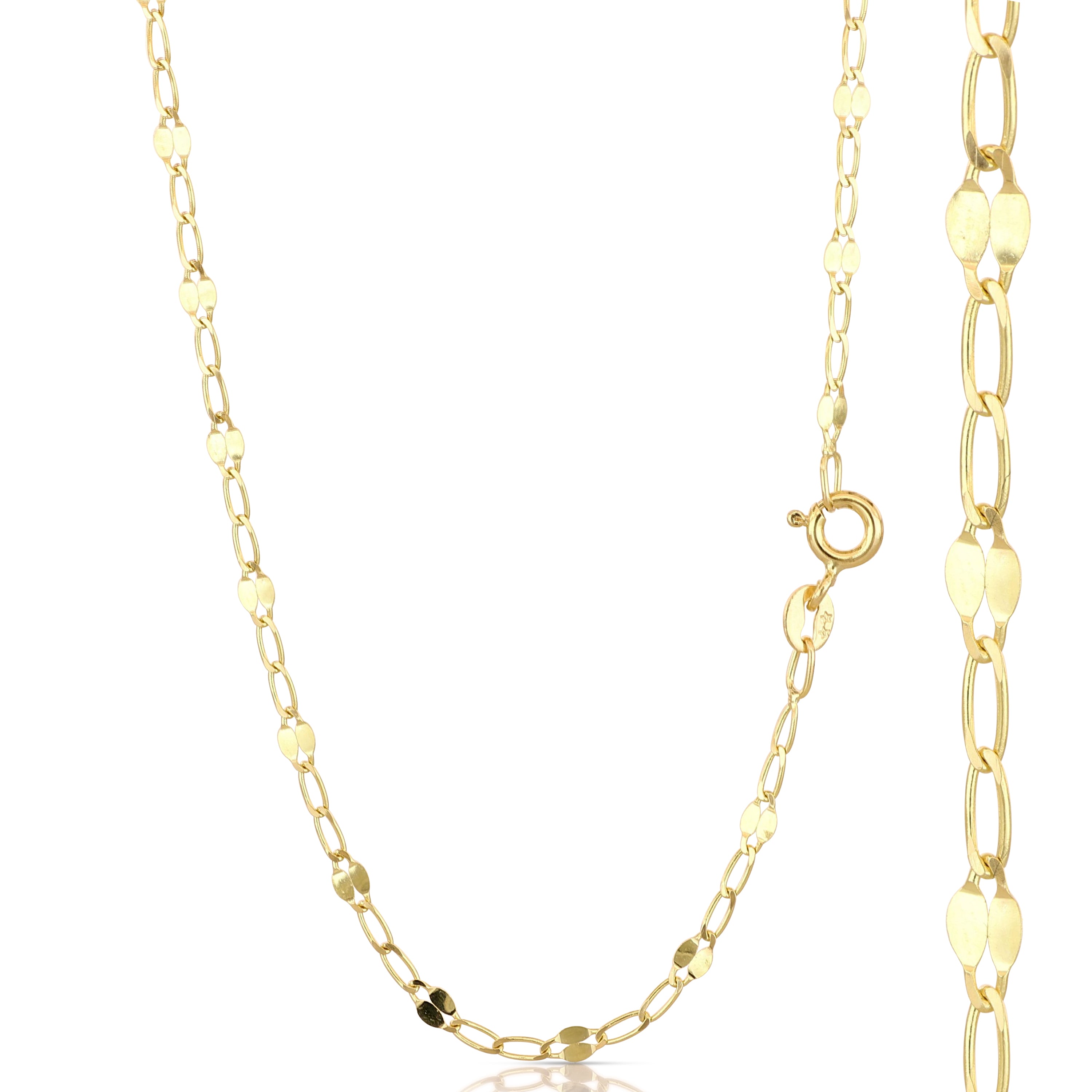 18K Italian Gold Chain Necklace – SKU 803321745718