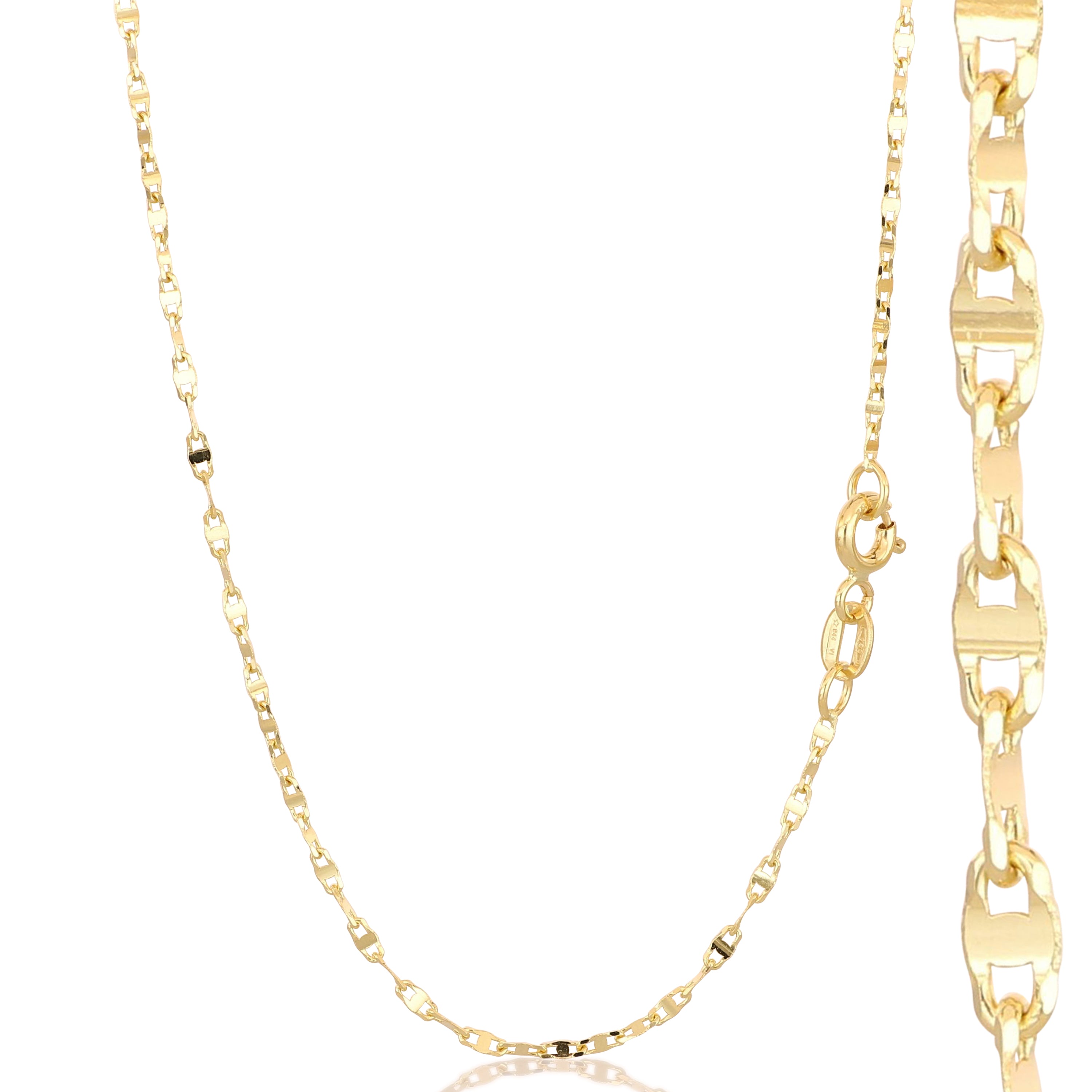 18K Italian Gold Chain Necklace – SKU 803321745742