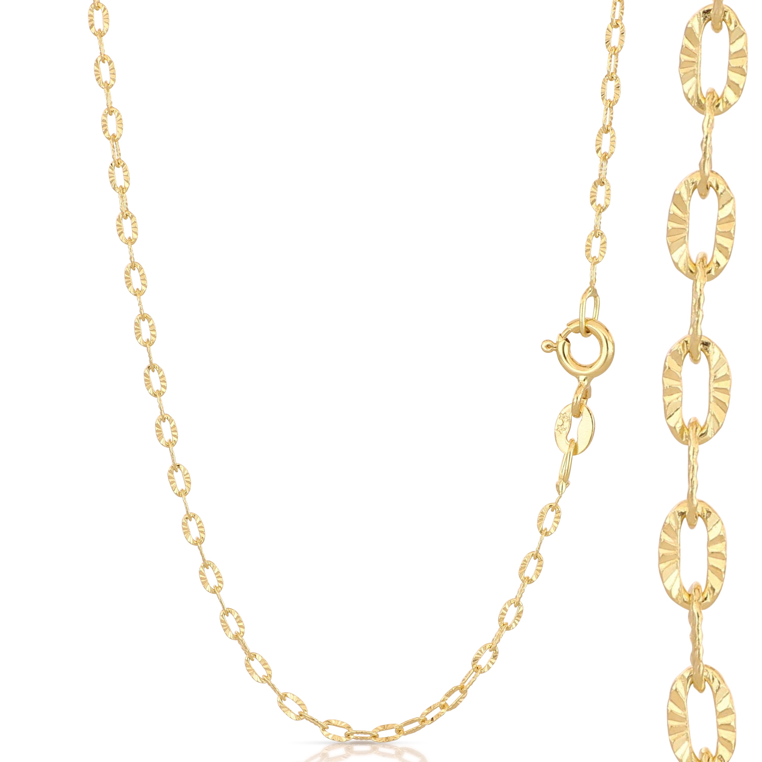 18K Italian Gold Chain Necklace – SKU 803321745749