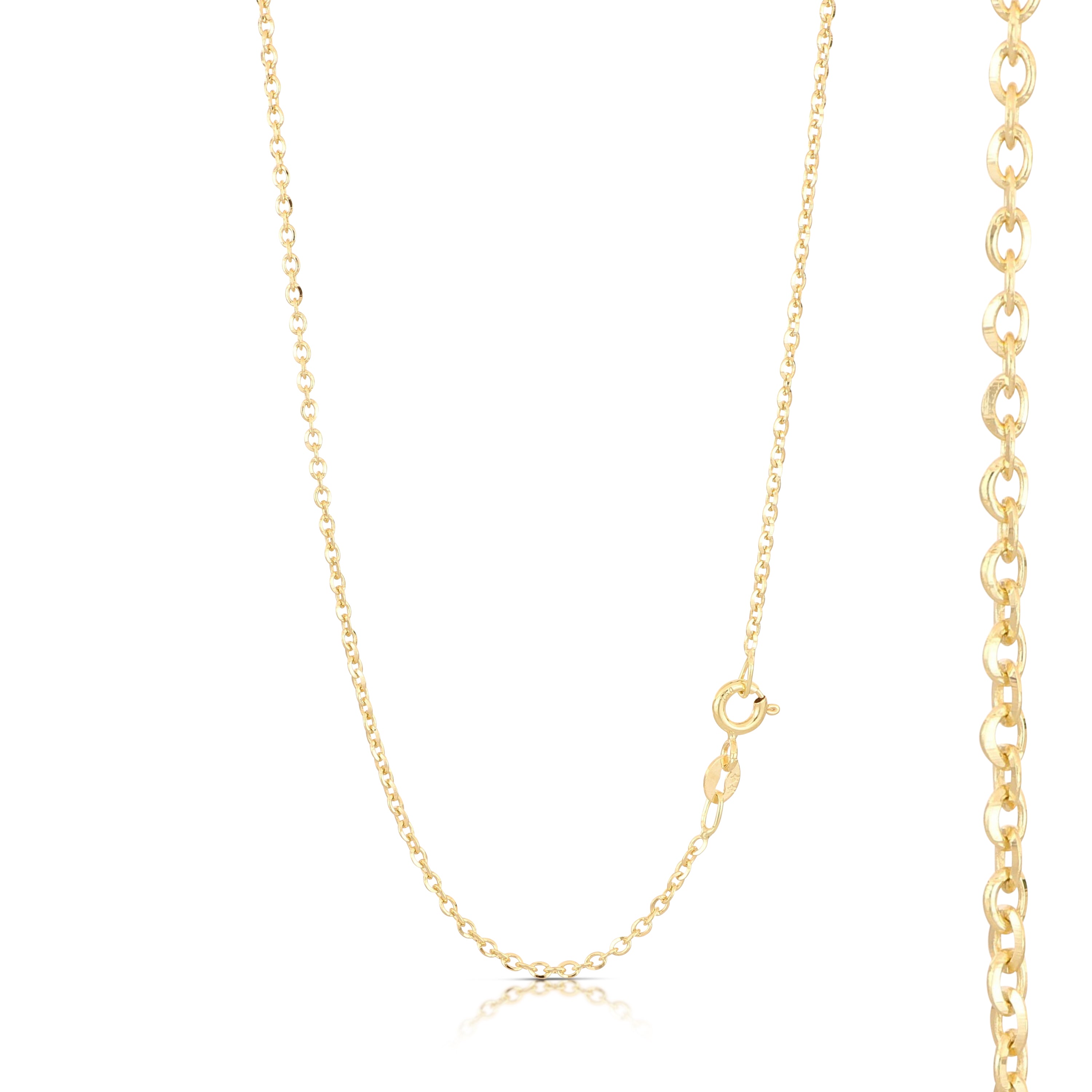 18K Italian Gold Chain Necklace – SKU 803321745772