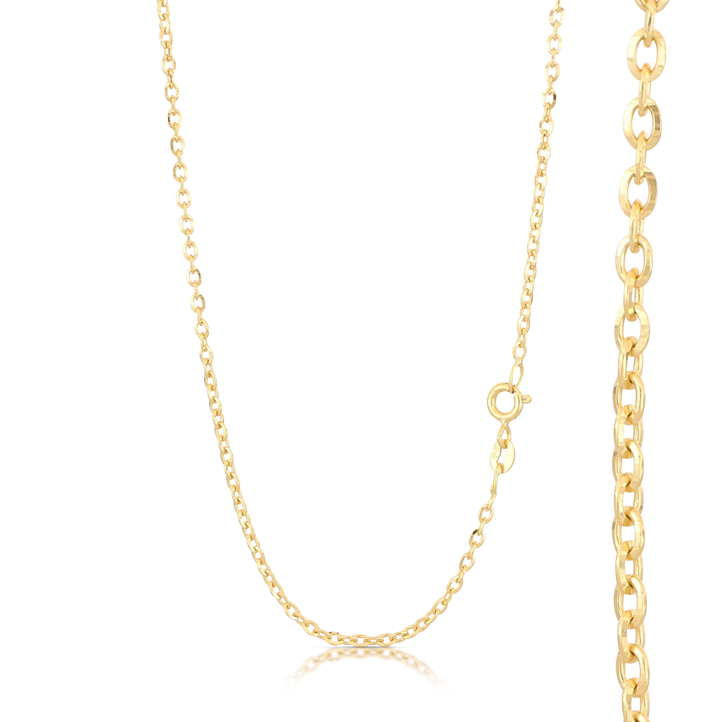 18K Italian Gold Chain Necklace – SKU 803321745780