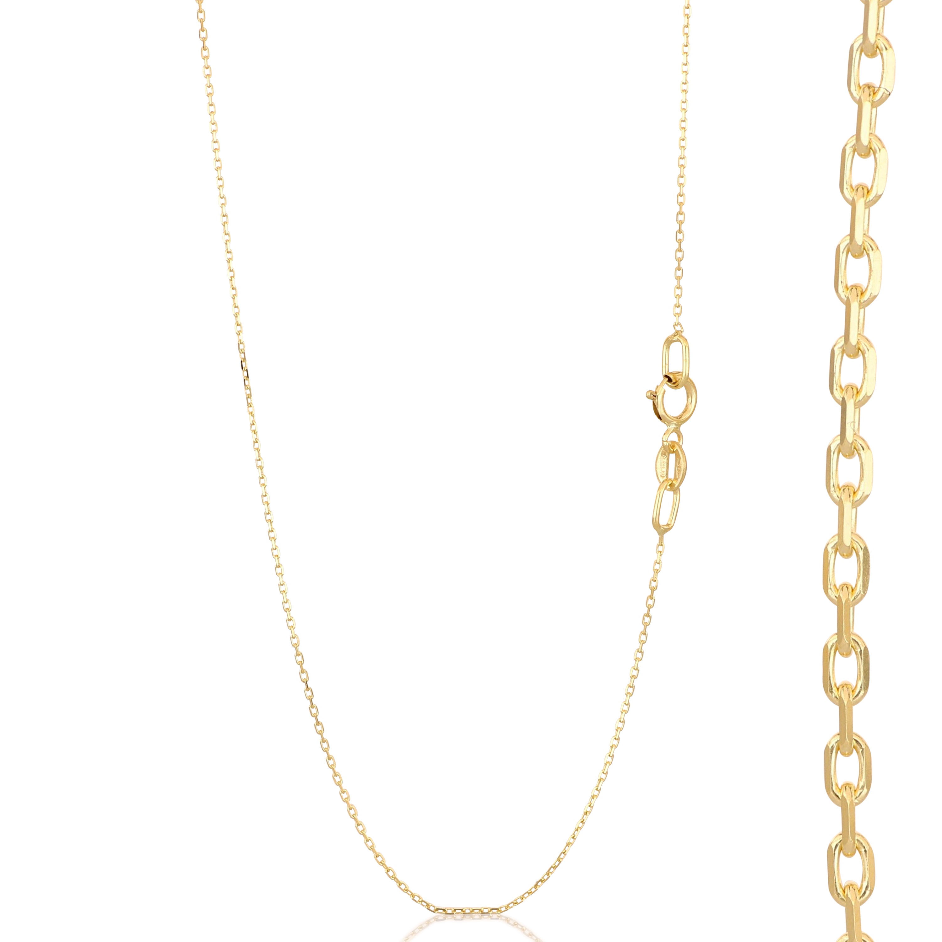 18K Italian Gold Chain Necklace – SKU 803321745821