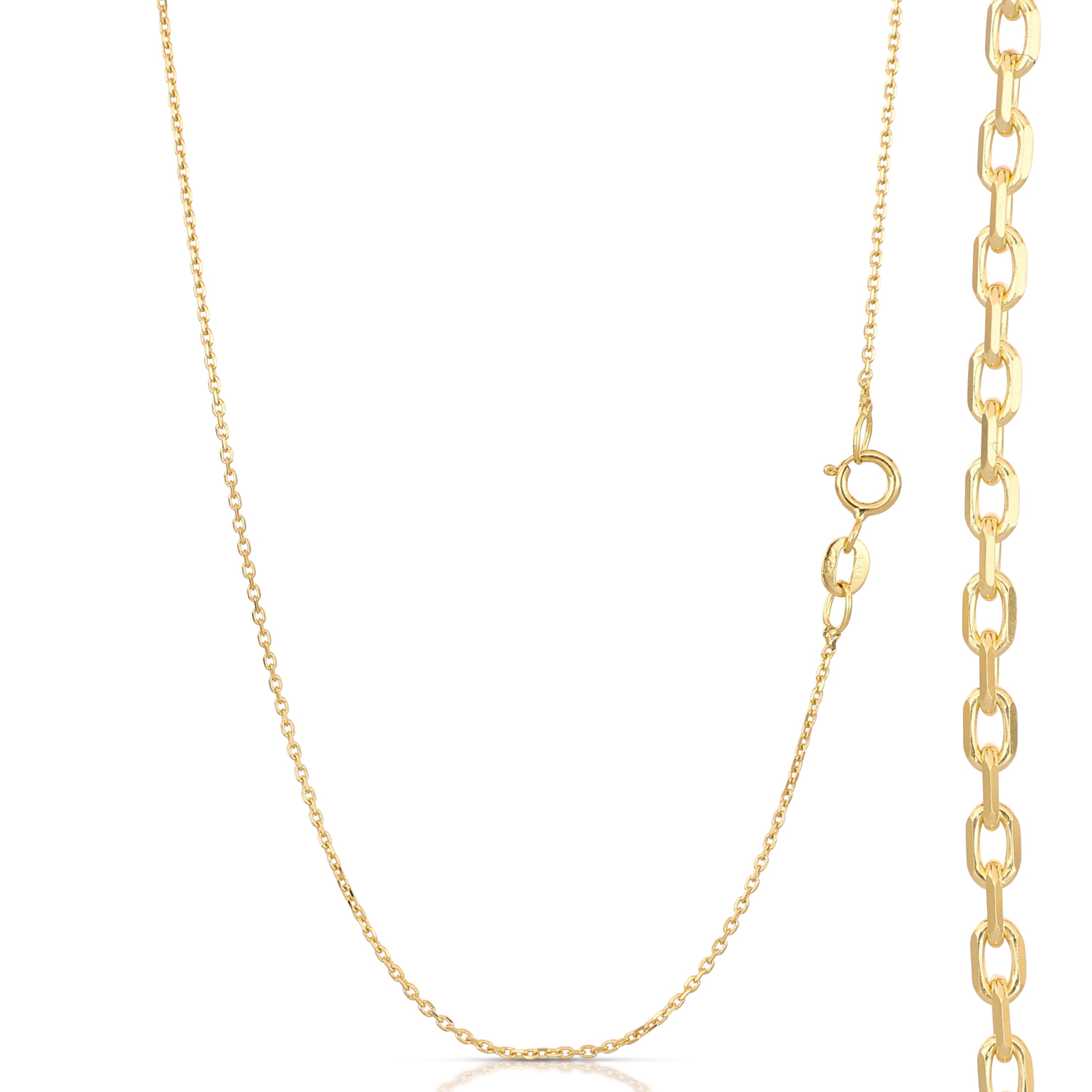 18K Italian Gold Chain Necklace – SKU 803321745828