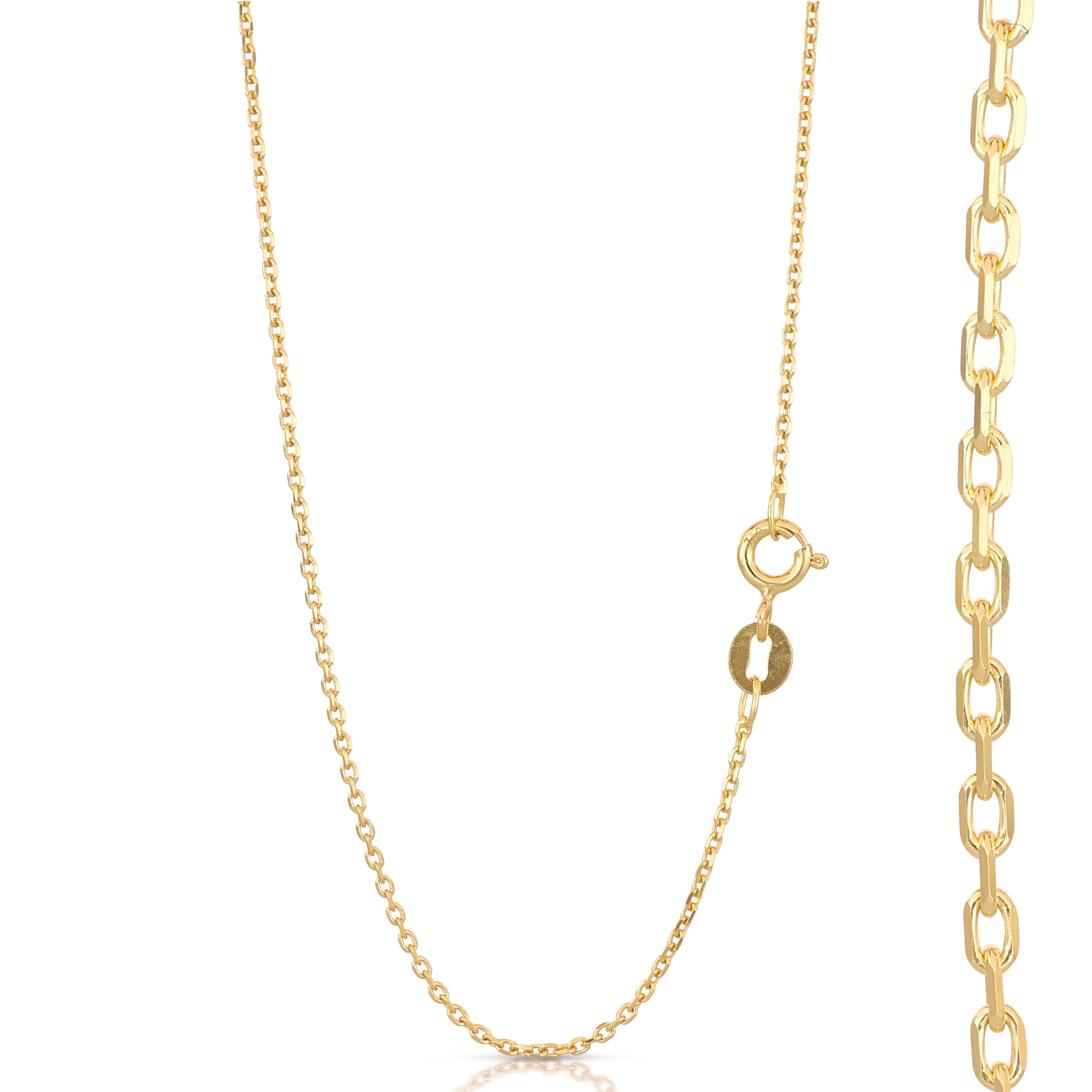 18K Italian Gold Chain Necklace – SKU 803321745836