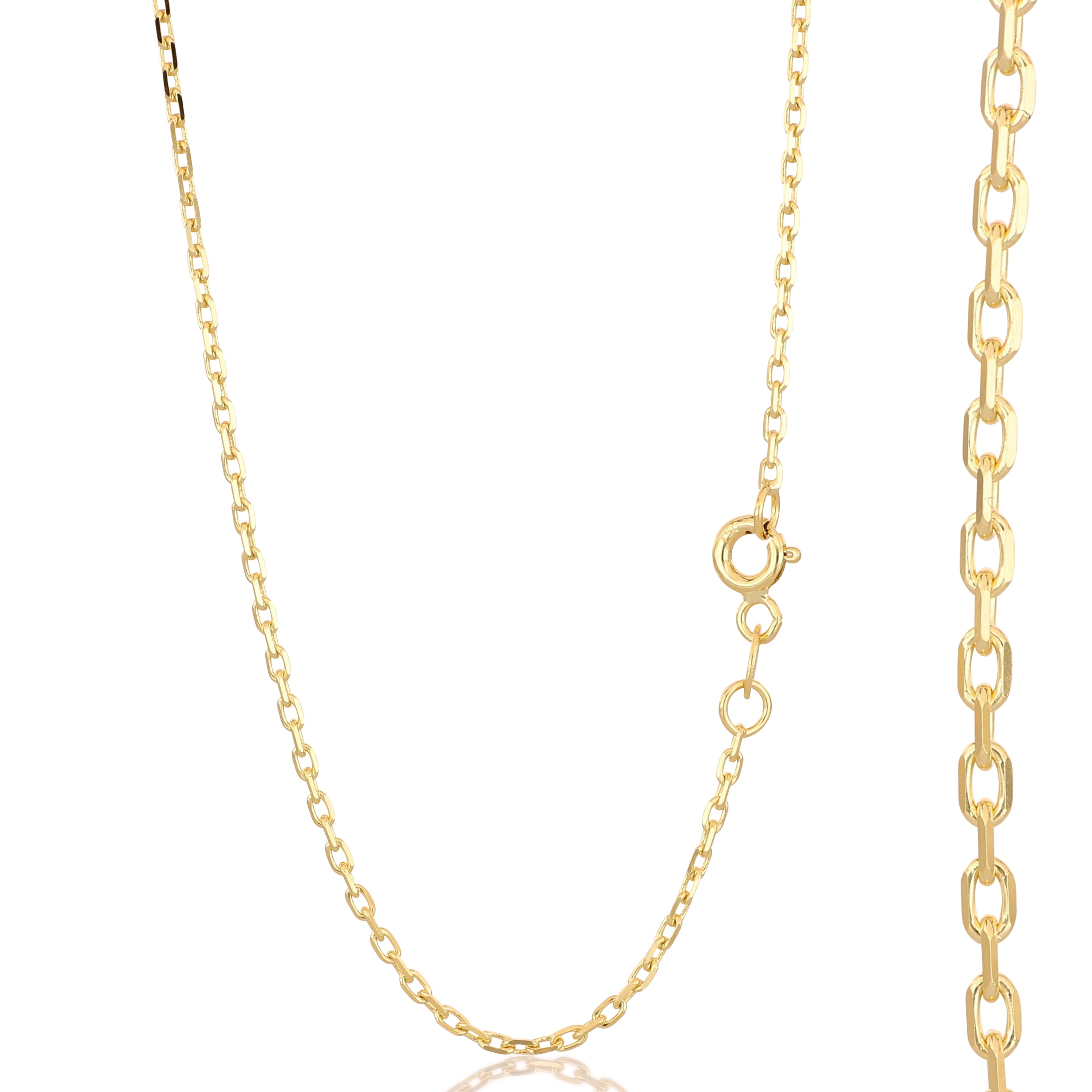 18K Italian Gold Chain Necklace – SKU 803321745843