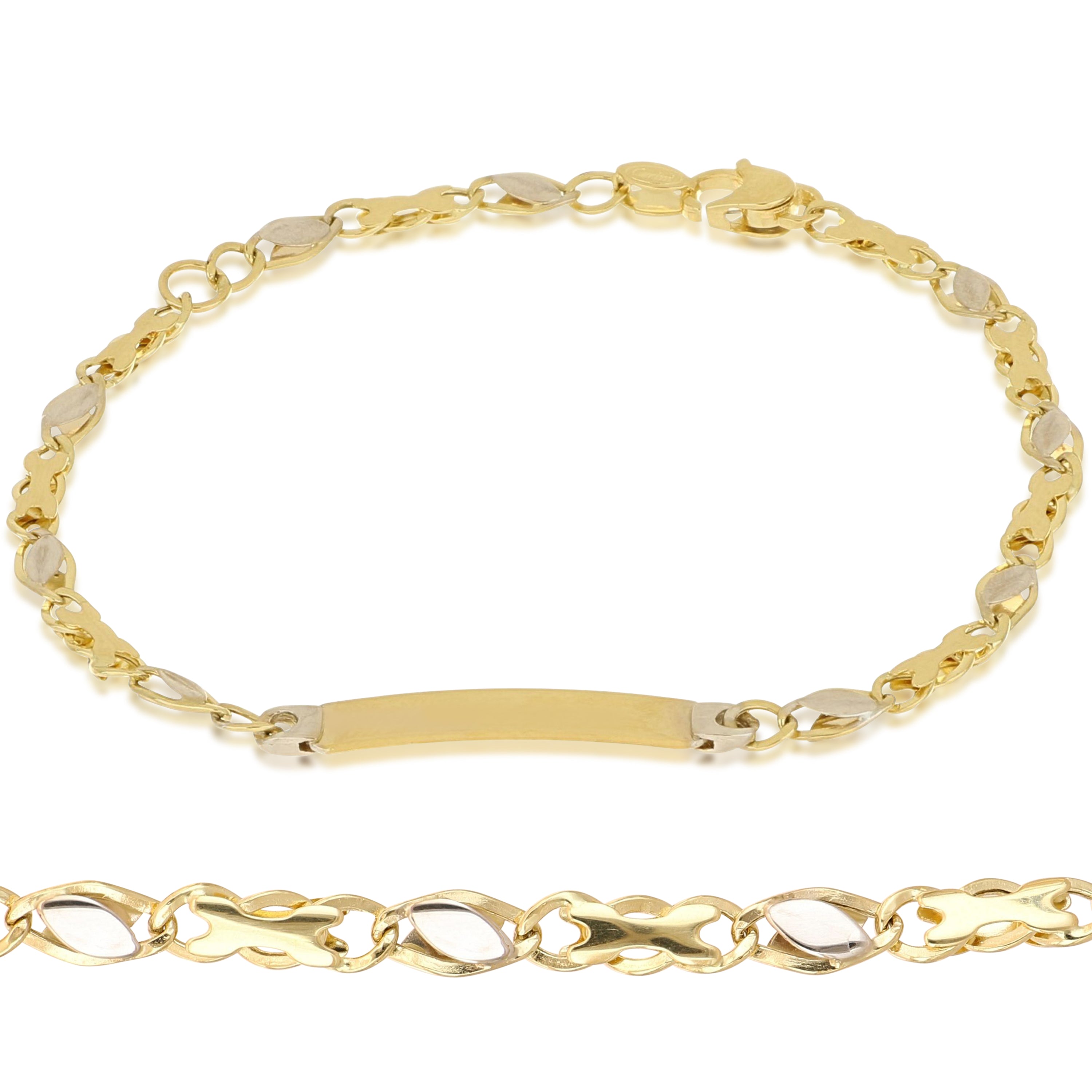 18K Italian Gold Baby Bracelet – 803321746036 – SKU 803321746036