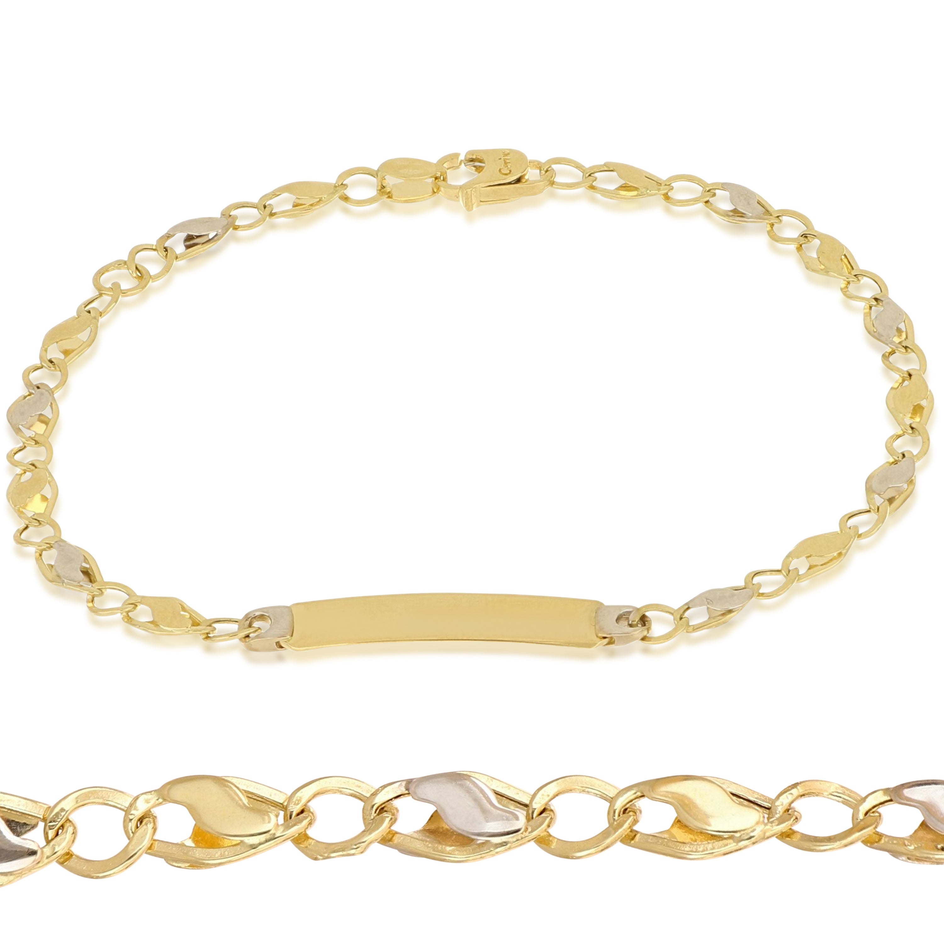 18K Italian Gold Baby Bracelet – 803321746037 – SKU 803321746037