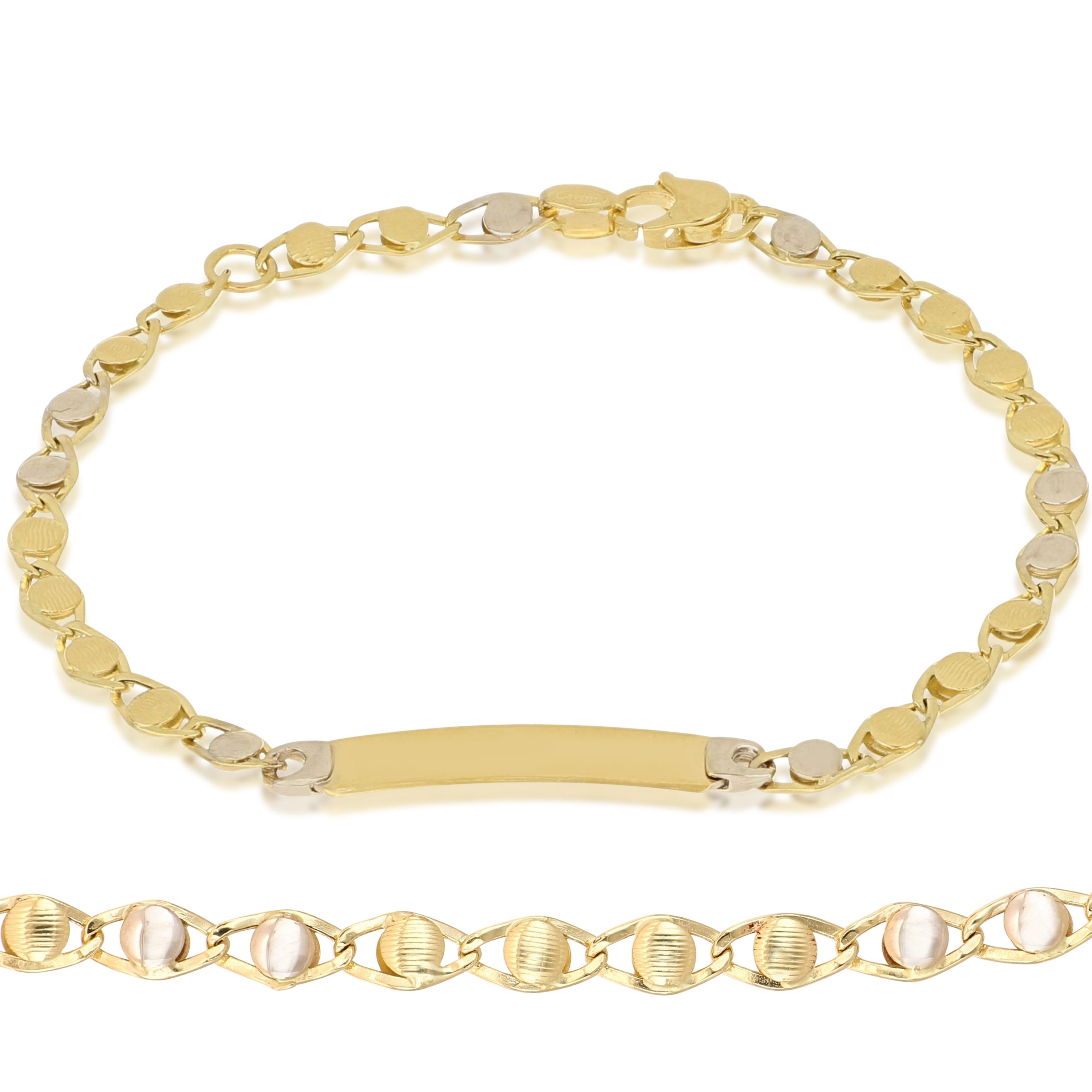 18K Italian Gold Baby Bracelet – 803321746038 – SKU 803321746038